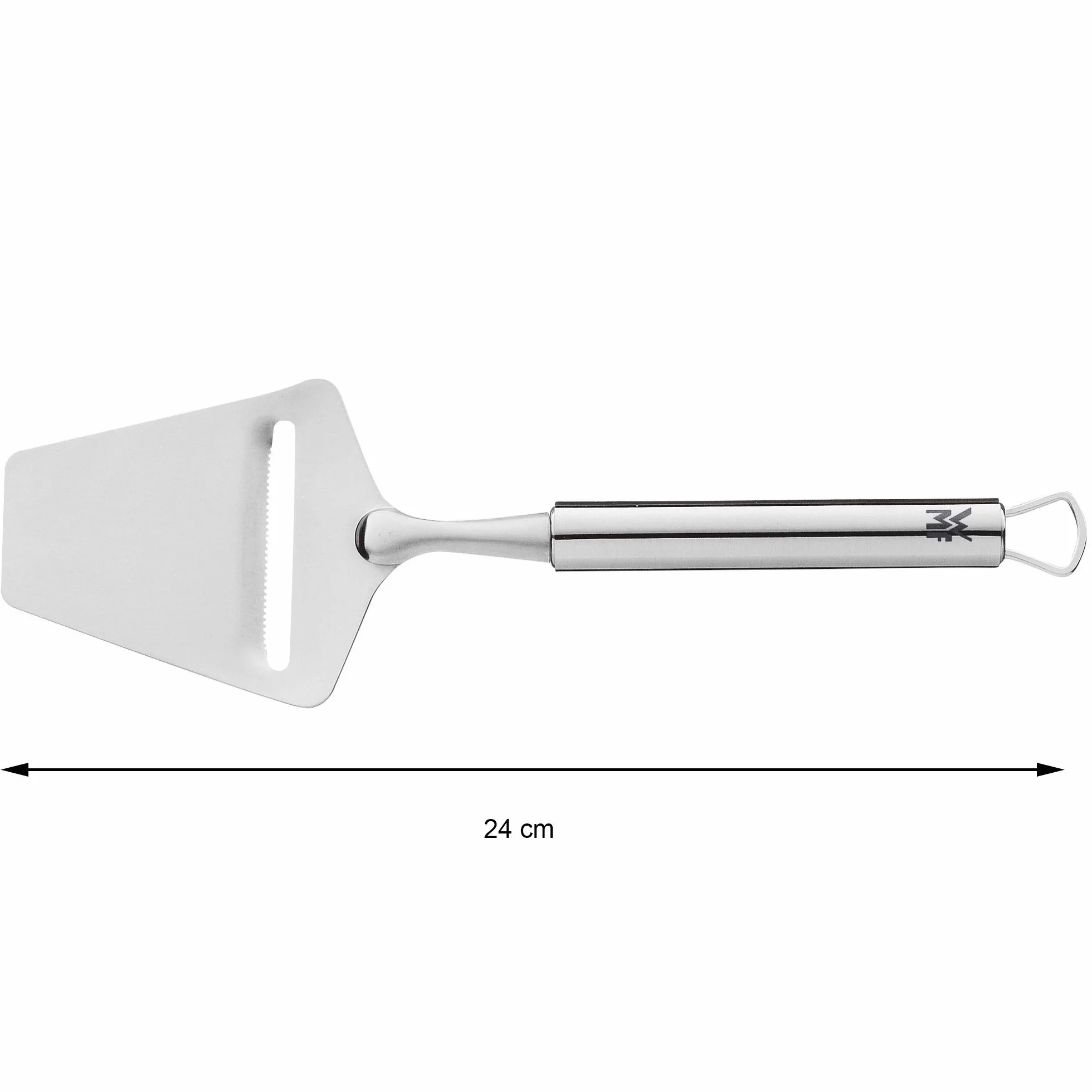 WMF Profi Plus krajalnica do sera, 24 cm, stal nierdzewna Cromargan, częściowo matowana, nadaje się do mycia w zmywarce