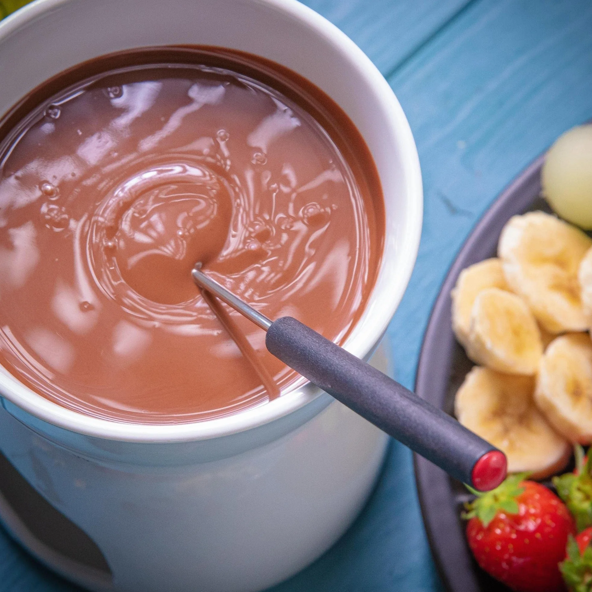 Cilio Czekoladowe fondue zestaw 6-częściowy, Ø 12 cm, porcelana