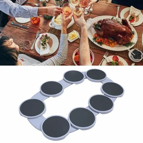 Gramofon Lazy Susan 360° Obrotowy Organizer na Żywność Wielofunkcyjny Przenośny