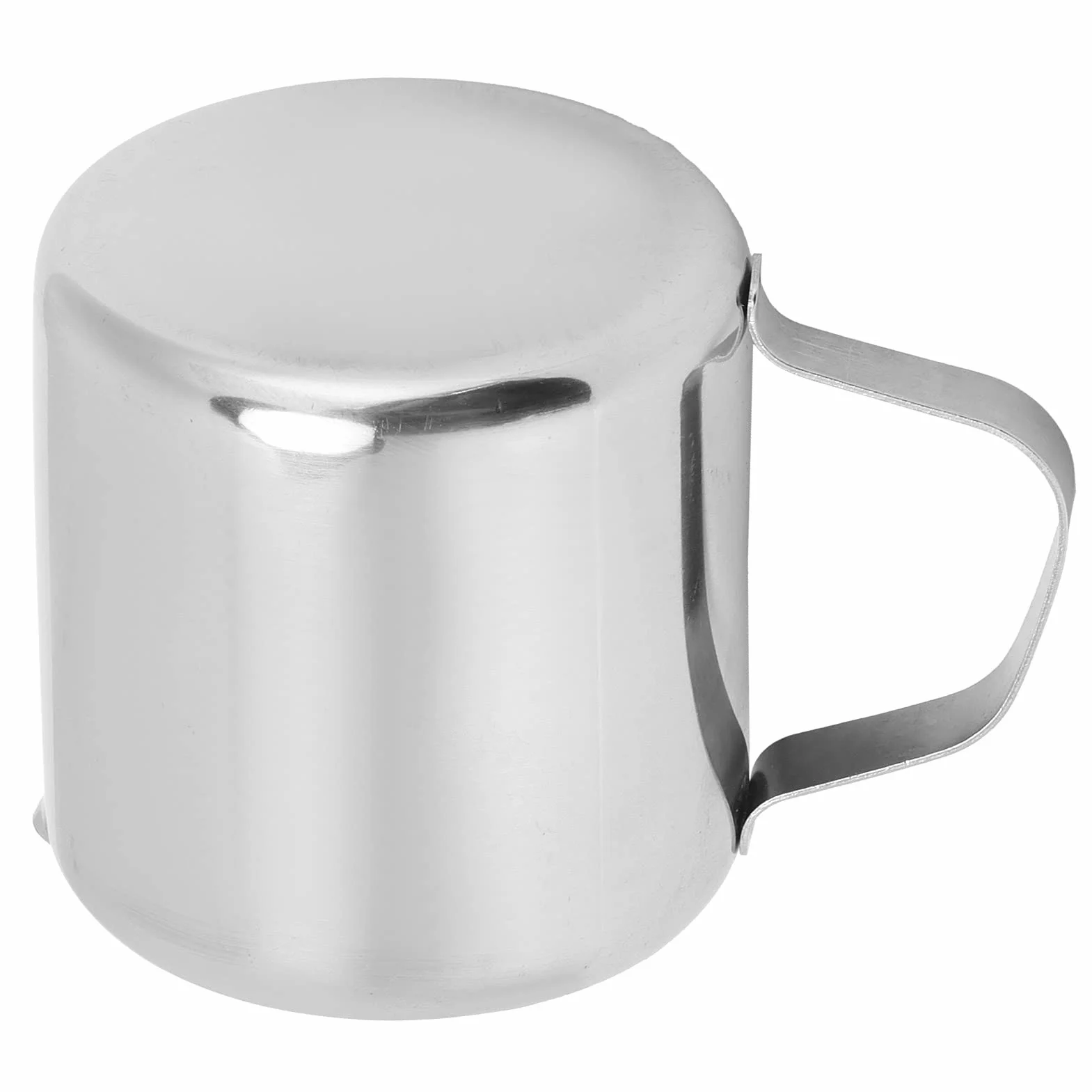 Kubek do Spieniania Mleka, Dzbanek do Spieniania Mleka o Pojemności 150 Ml Dzbanek do Kawy ze Stali Nierdzewnej 304 Kubek do Kawy i Mleka Kubek do Spieniania Mleka dla Rodzin,