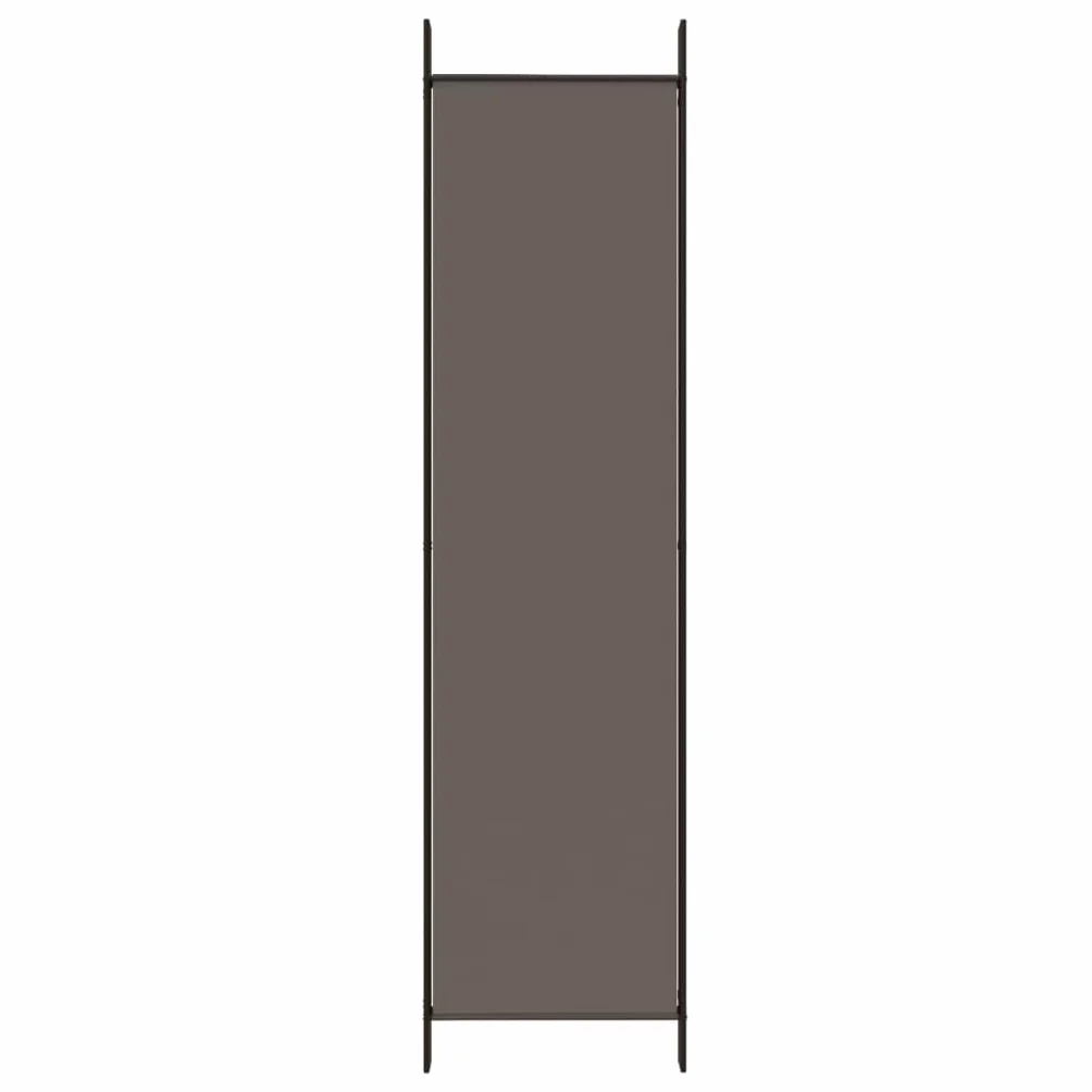 vidaXL Parawan 4-panelowy, antracytowy, 200x220 cm, tkanina, parawan pokojowy, przegroda, przegroda pokojowa, parawany pokojowe, przegrody