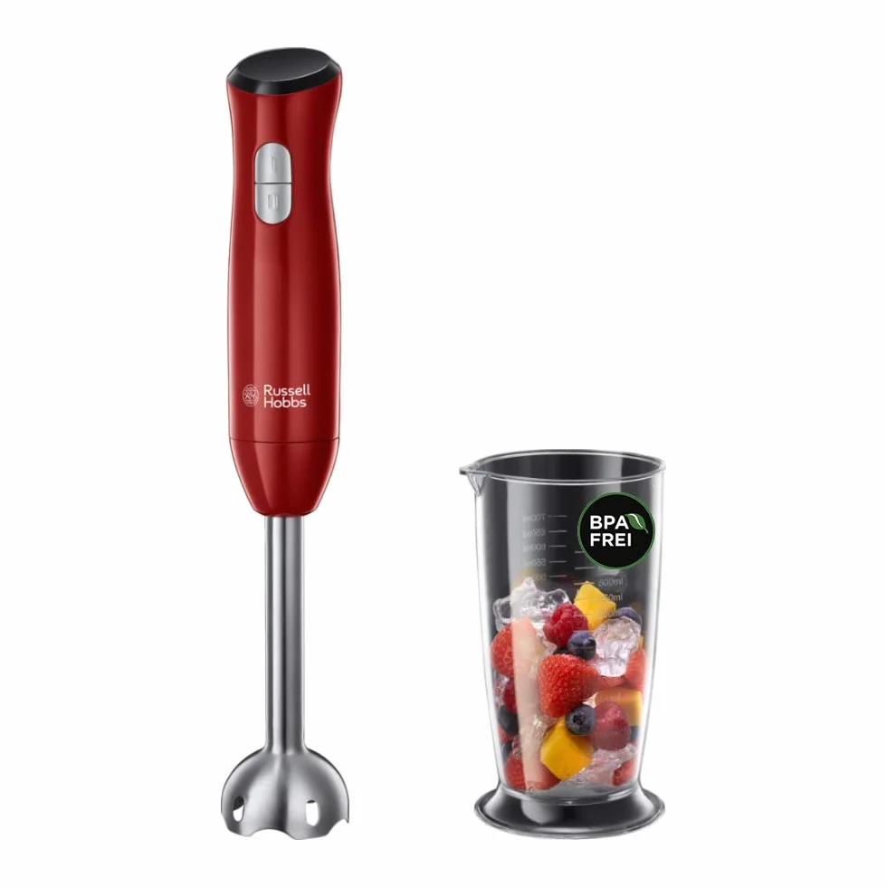 Russell Hobbs blender ręczny 500W 0,7L 2 prędkości czerwony Desire-24690-56