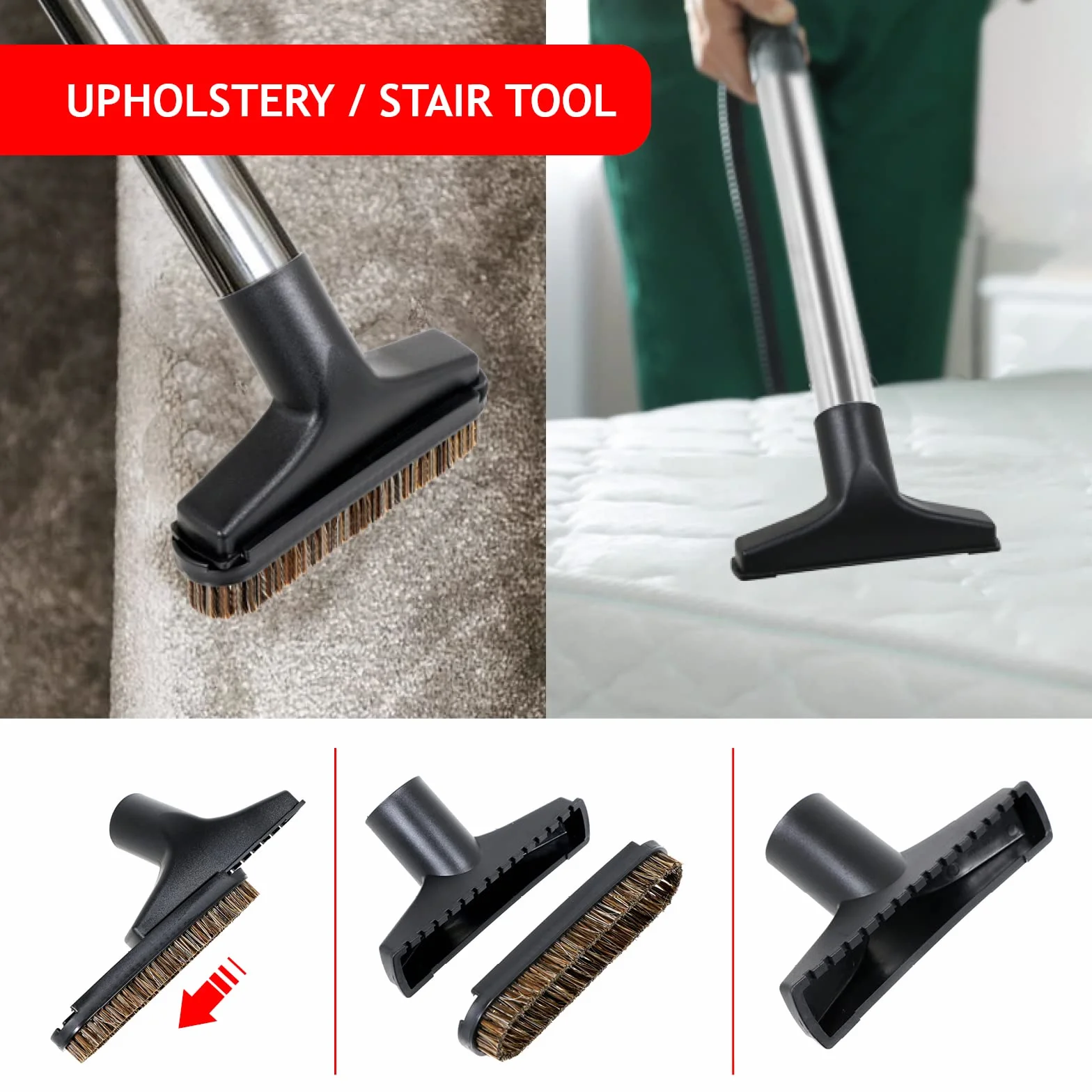 SPARES2GO Kompletny zestaw do odkurzaczy 2,5 m na mokro i suchy dla numatic Henry Hetty