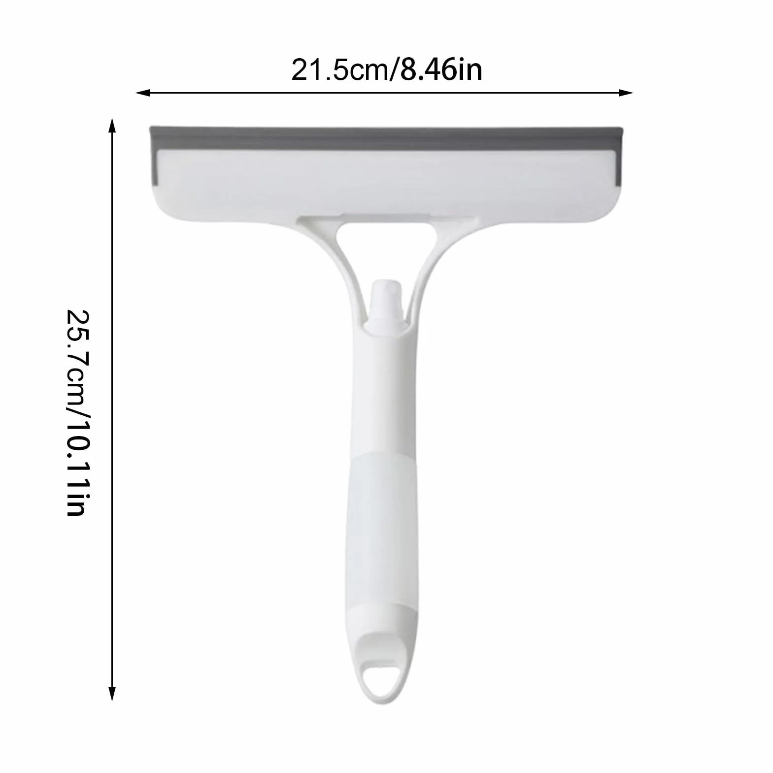 Window Squeegee with Built-in Spray Function, 8.46x10.12x1.18 inches, Glass Cleaner, Compact Handheld Tool for Home Bathroom