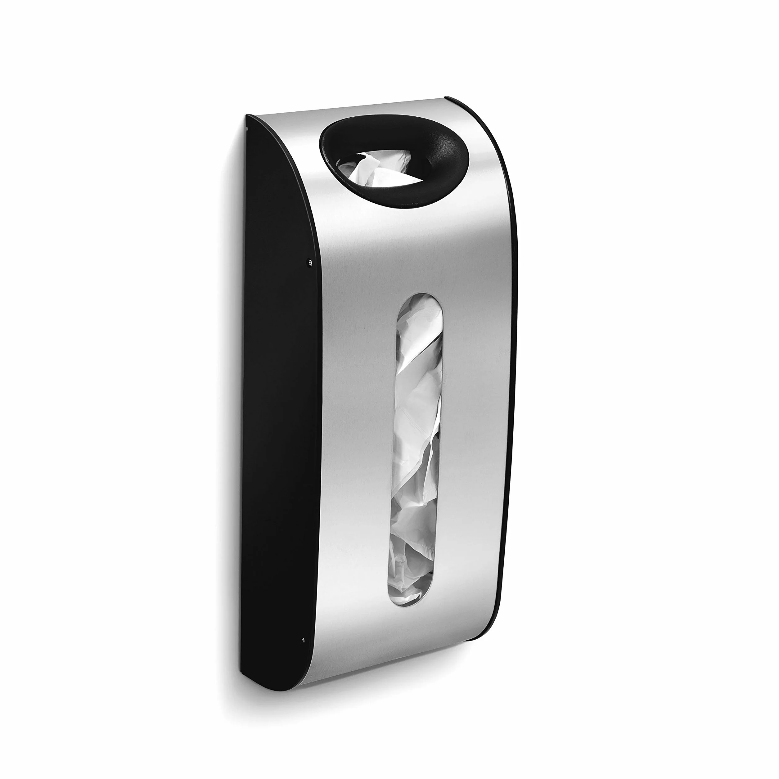 simplehuman KT1166 Dozownik torby transportowej, szczotkowana stal nierdzewna, szer. 17,4 cm x wys. 41,0 cm x gł. 10,0 cm