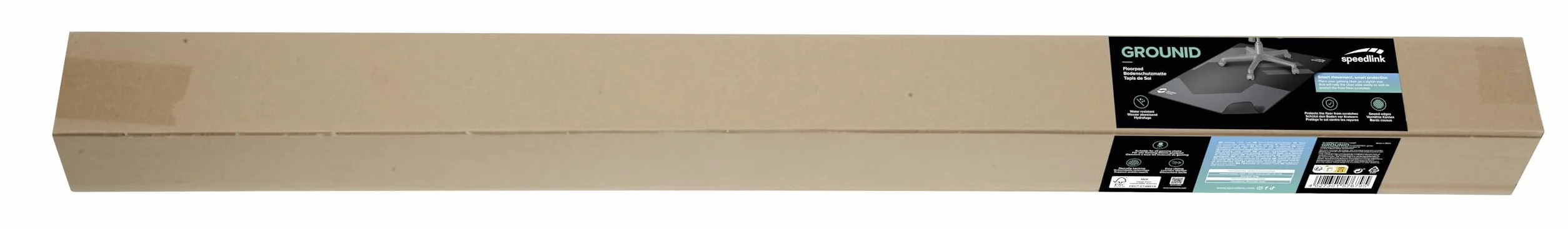 Speedlink GROUNID mata ochronna na podłogę pod krzesło gamingowe antypoślizgowa 120 x 100 x 0,2 cm czarna