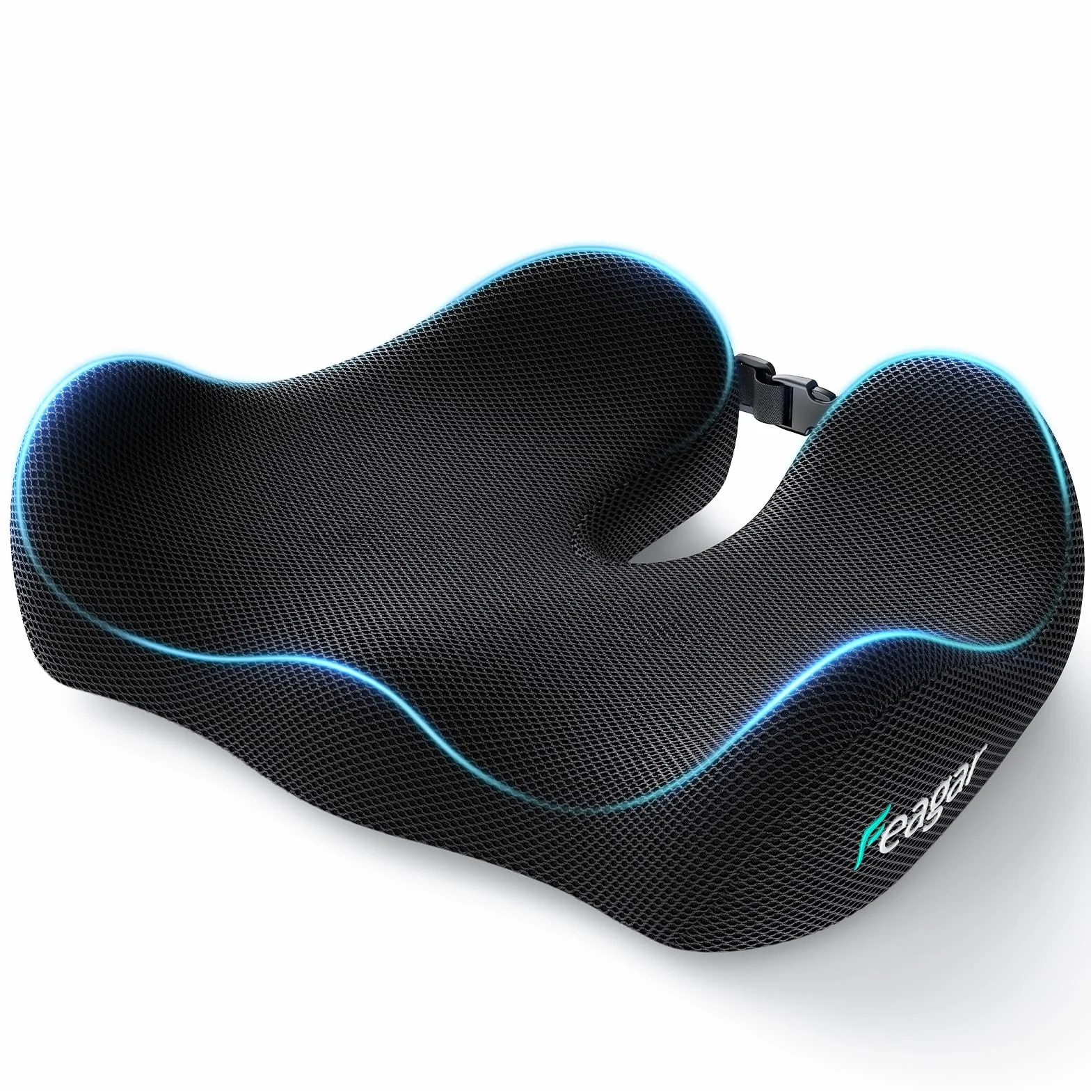 Poduszka na krzesło biurowe ortopedyczna z pianką pamięciową ergonomiczna