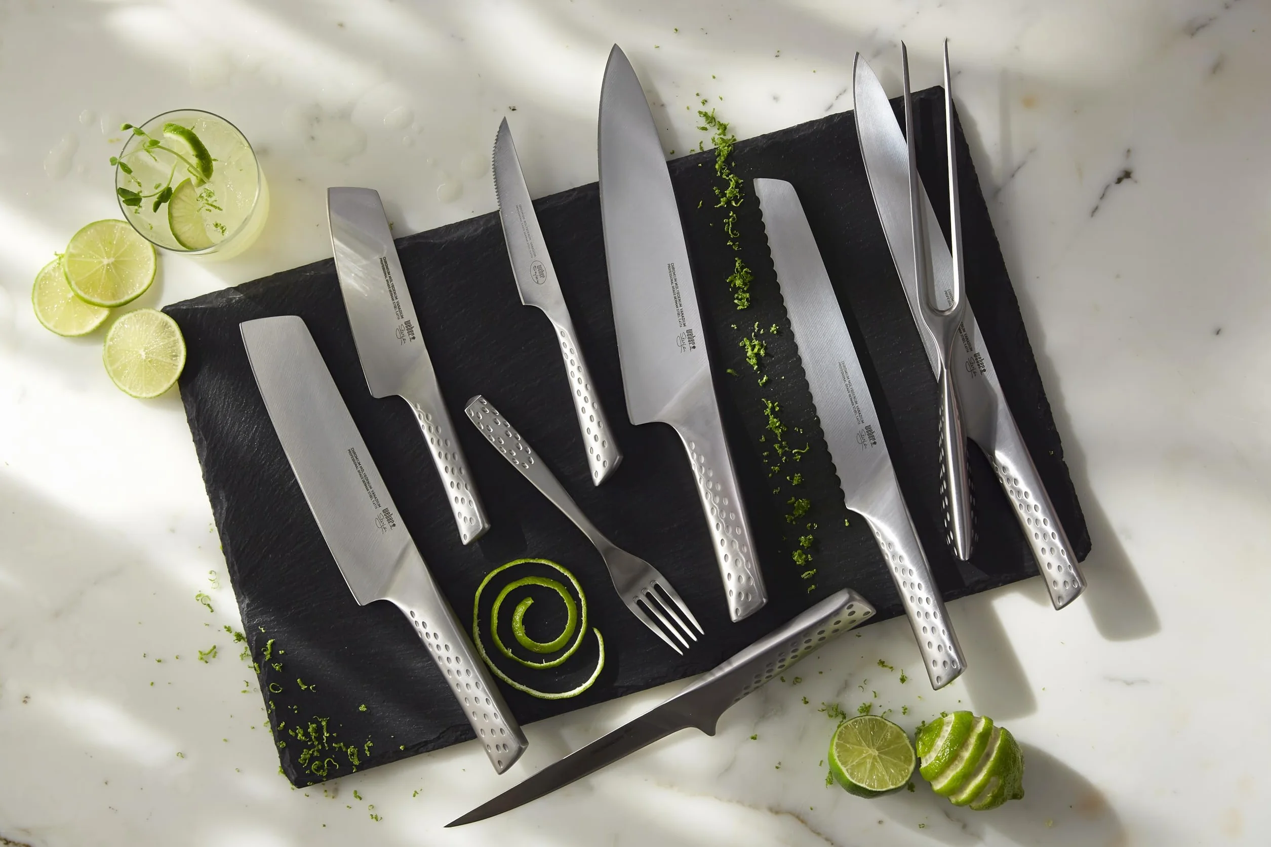 Weber Deluxe Nóż kuchenny 14 cm stal nierdzewna srebrny