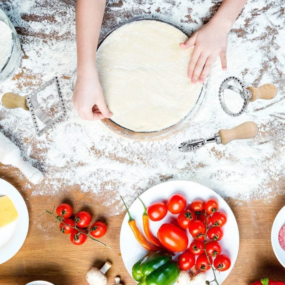 NC 3 sztuki foremek do wycinania ravioli ze stali nierdzewnej, zestaw foremek do wycinania ravioli, różne foremki do ravioli