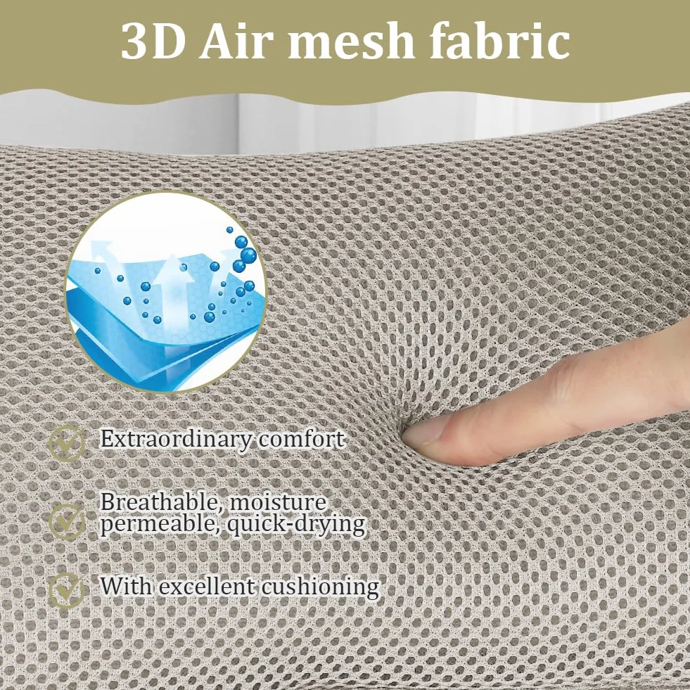 Poduszka do wanny, luksusowy zestaw poduszki do wanny 4D i piłki do kąpieli, ergonomiczna siatkowa poduszka do wanny SPA, z antypoślizgowymi przyssawkami, ergonomiczny zagłówek domowego spa do