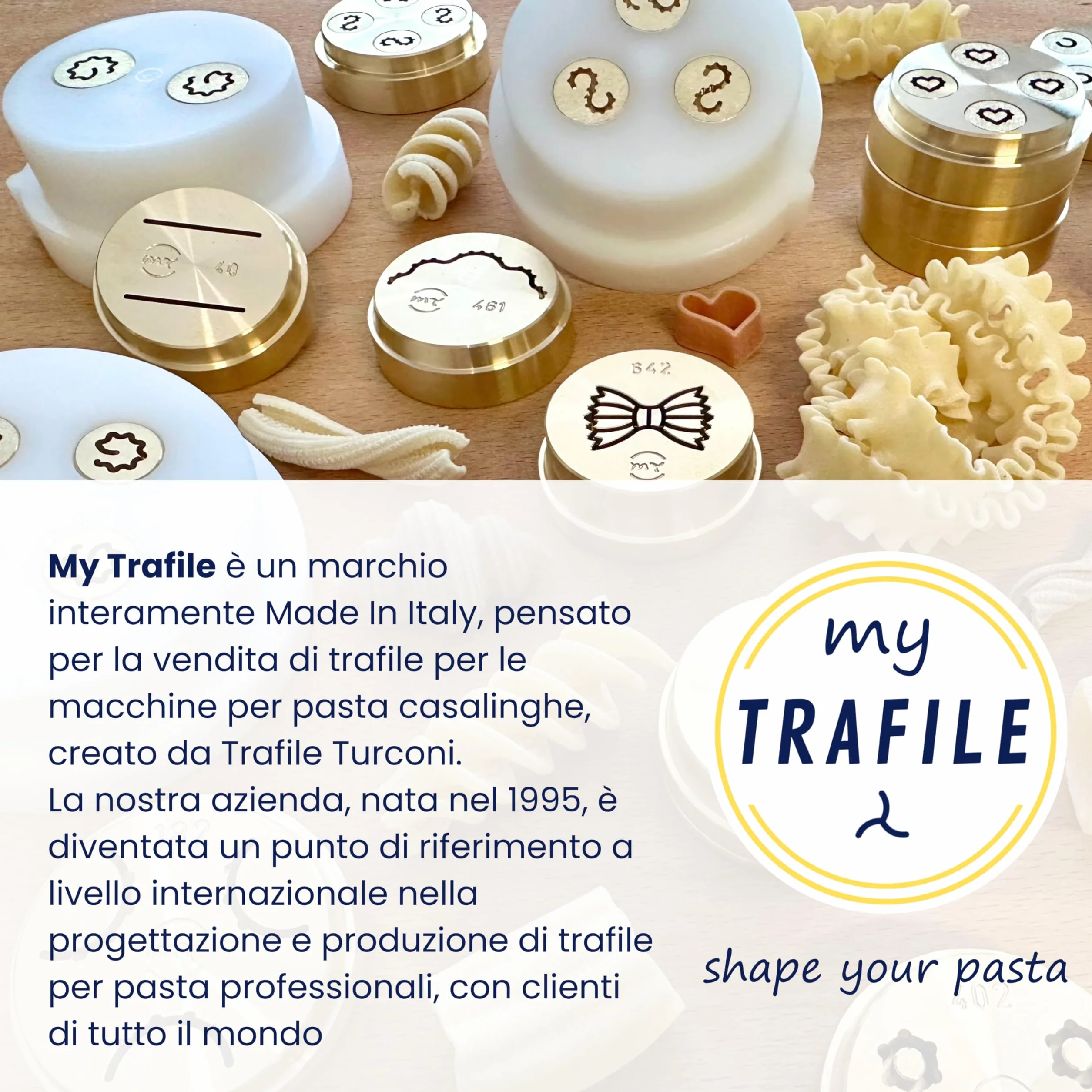 My Trafile Trafila Linea Pro Fusilli 3P 10 mm POM kompatybilny Philips Pasta Maker Avance 7000 series