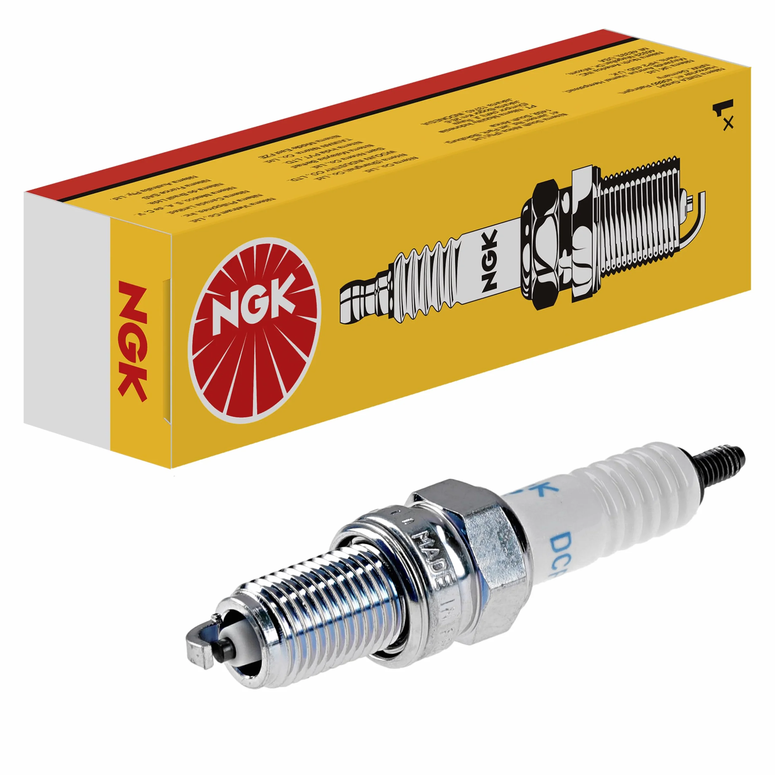 Świeca zapłonowa NGK DCPR7E, 3932 | Yellow Box | 1 szt.