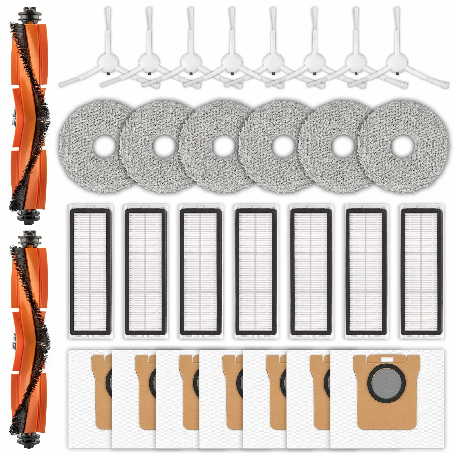 Xiaomi X20+/ X20 Plus/ 1S / S20 Plus / S20+/ X10+/ X20 Pro zestaw części do odkurzacza robota