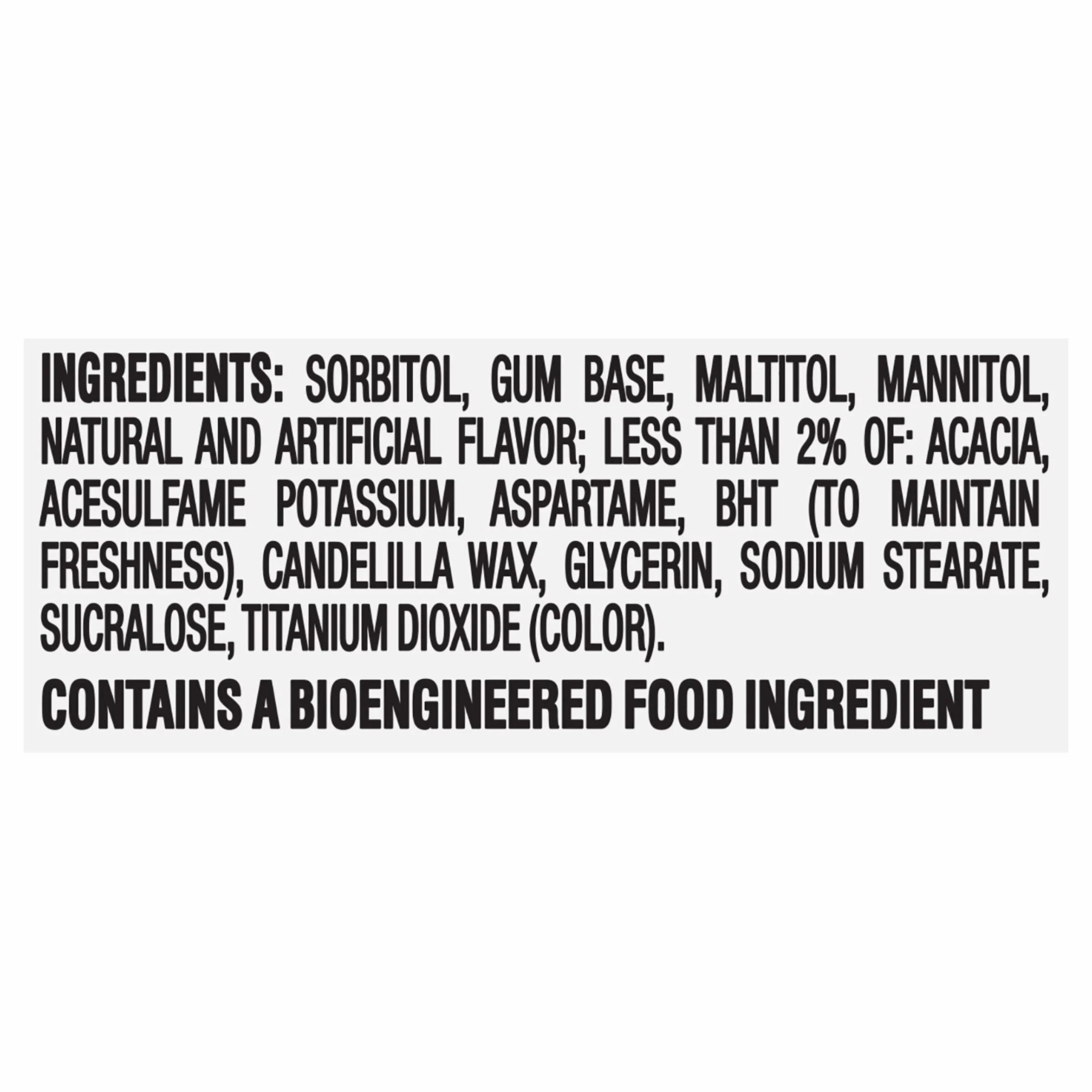 Trident White Peppermint Sugar Free Gum, 180 Pieces