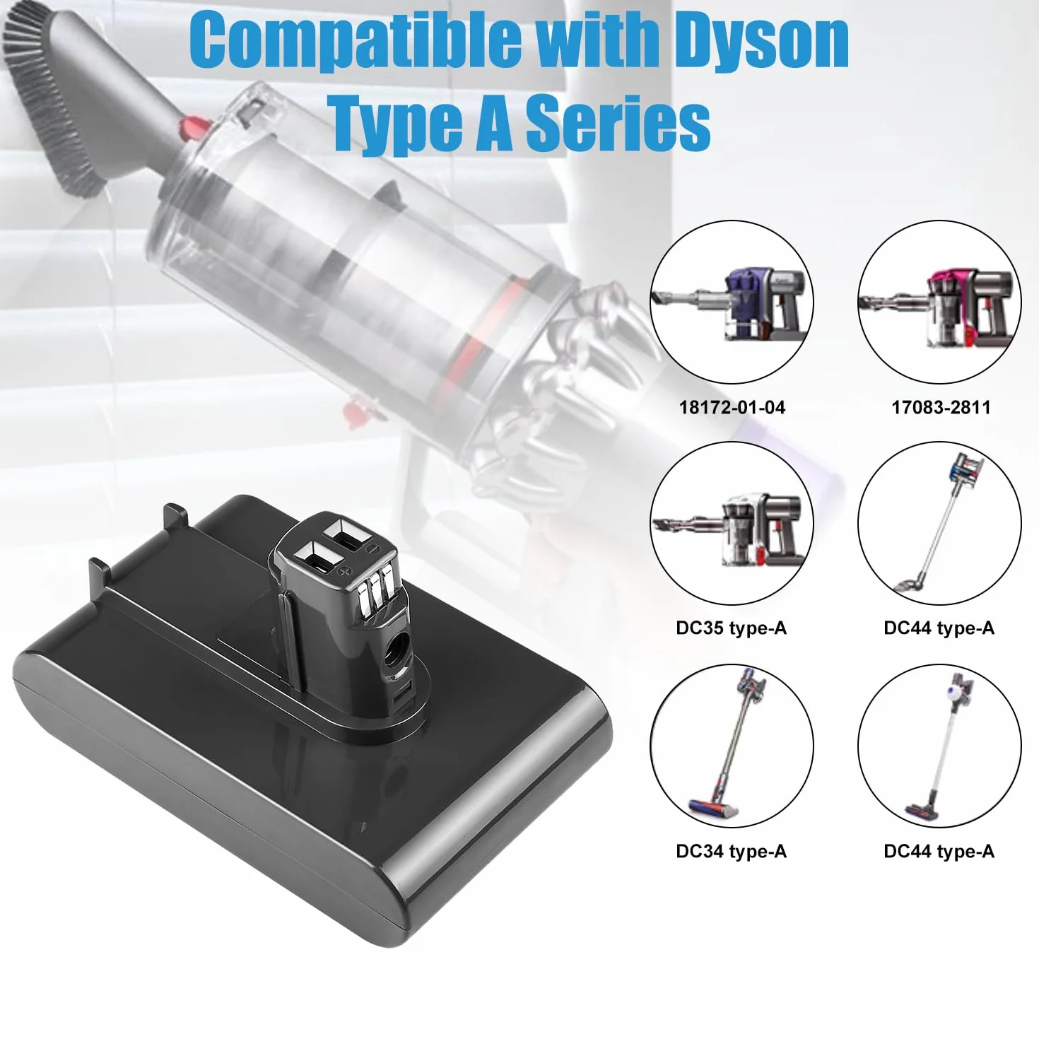 Energup Akumulator zamienny do Dyson DC31 DC34 DC35 DC44 Tye A (nie typ B)
