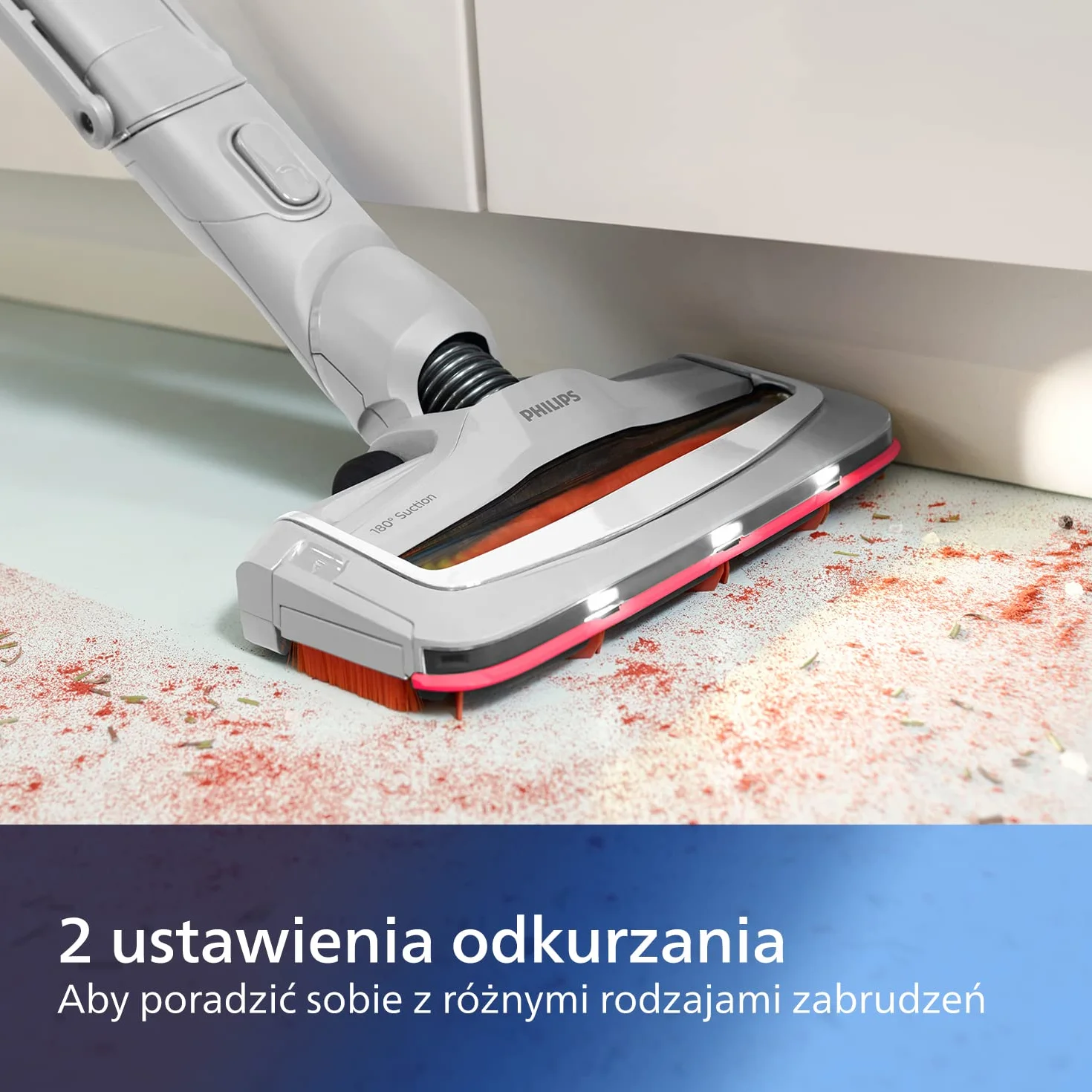 Philips Odkurzacz Bezprzewodowy FC6723/01 Pionowy Ręczny 180° 30 Minut