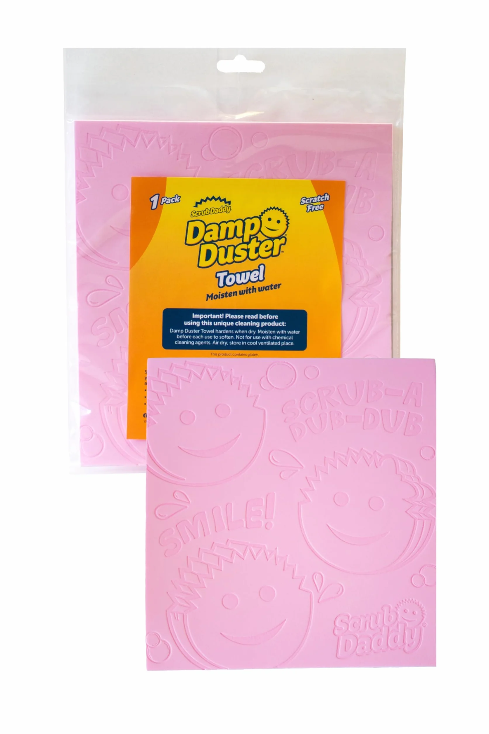Scrub Daddy Wilgotny ręcznik do odkurzania, wielofunkcyjne narzędzia do czyszczenia żaluzji drewnianych i weneckich, gąbka do mokrego kurzu do listwy przypodłogowej, grzejnika, żaluzji i lusterek