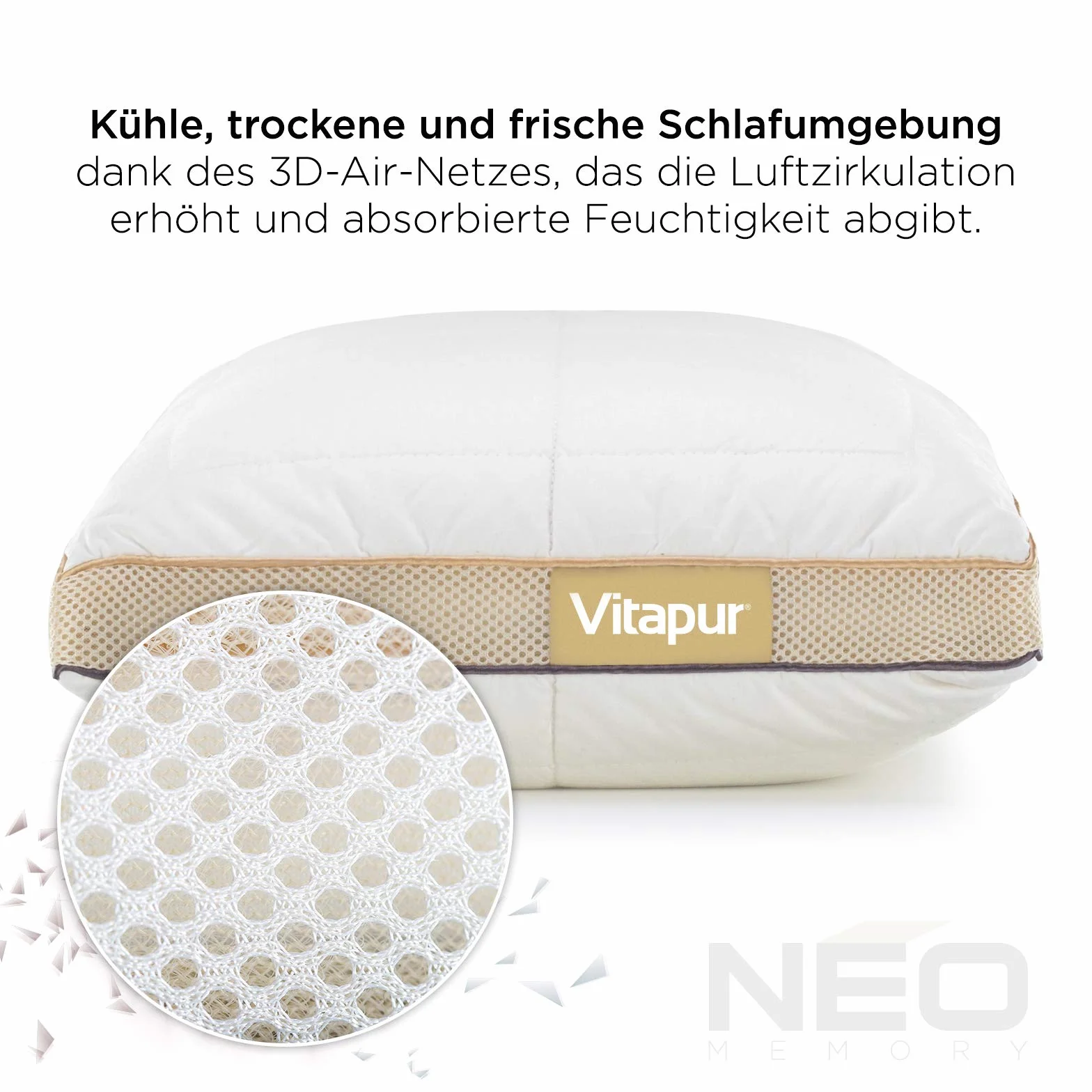 Vitapur NEO poduszka 40x80 cm - poduszka w stylu Gwiezdnych Wojen, która wyznacza nowy standard snu - zmiana gry wśród poduszek
