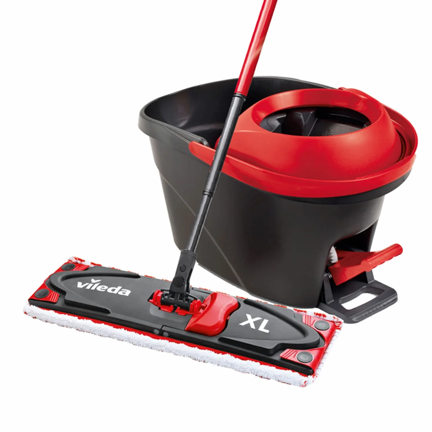 Vileda Zestaw mop płaski i wiadro z systemem wyciskania Ultramax Turbo XL