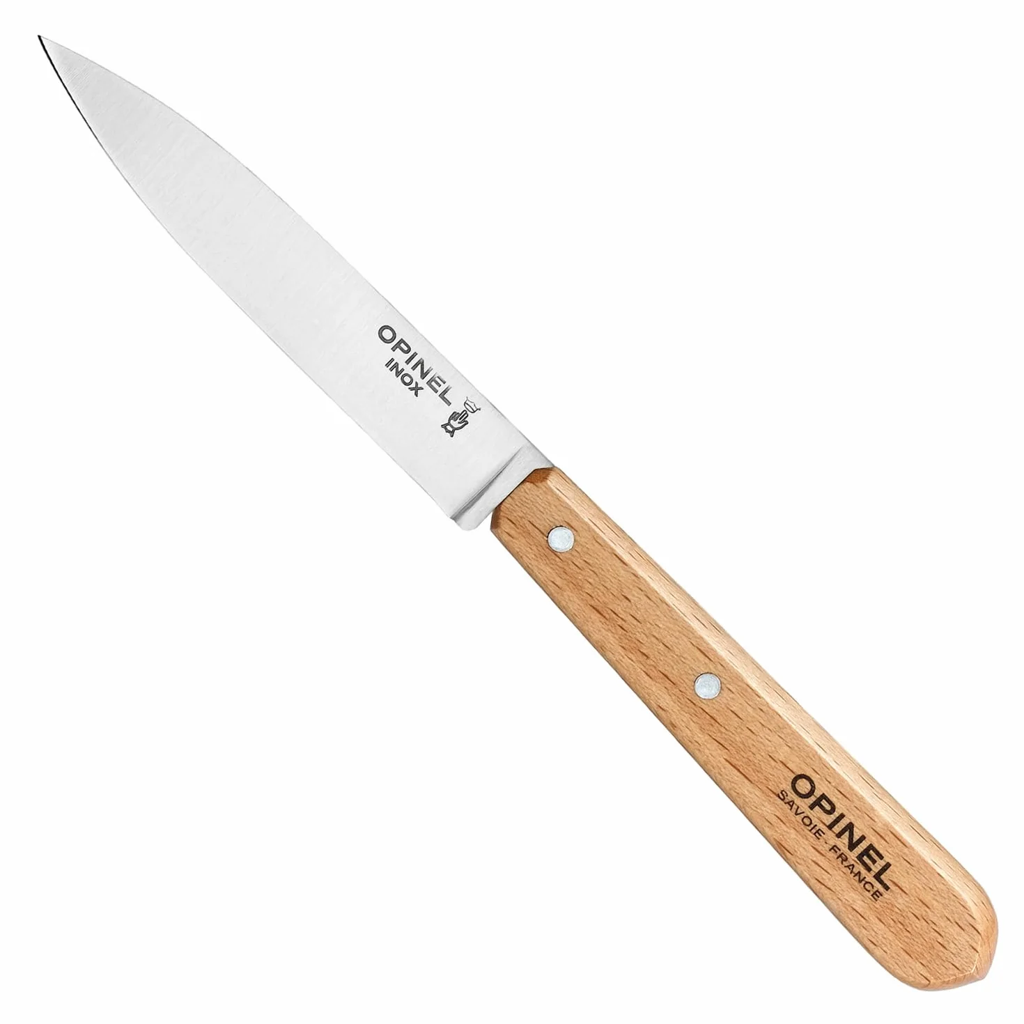 Opinel Zestaw noży kuchennych z drewna bukowego brązowy
