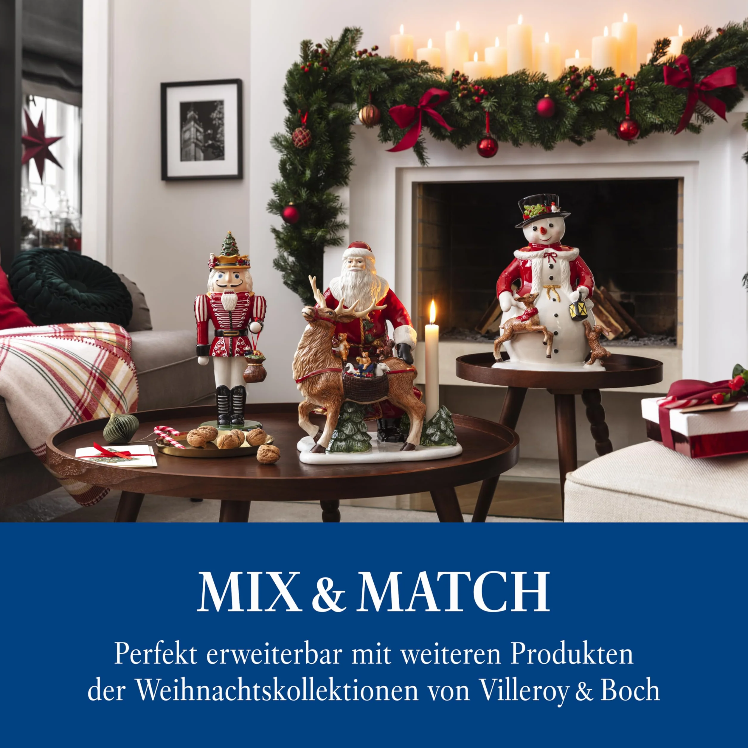 Villeroy & Boch Nostalgic Ornaments zestaw ozdób psy 3 el. 5 x 5 x 7,5 cm figurki porcelanowe