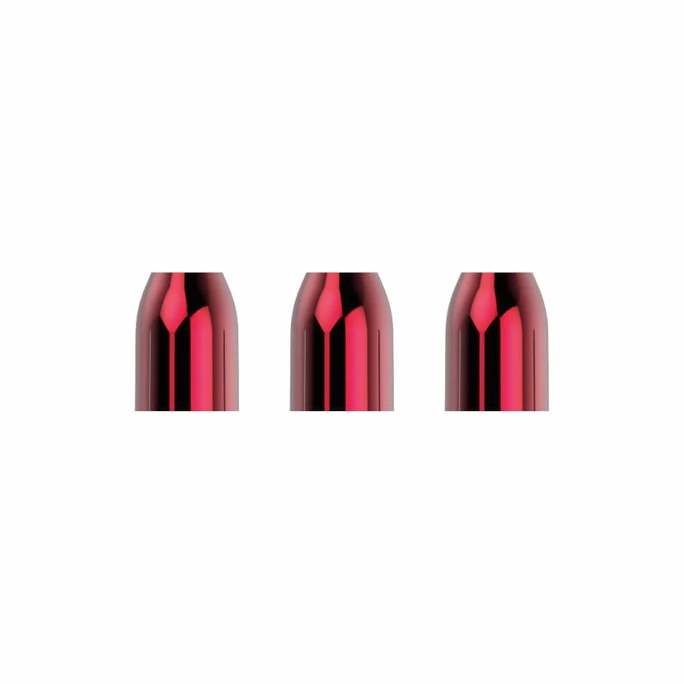 Copas New Champagne Ring Rojo Premium 3 unidades