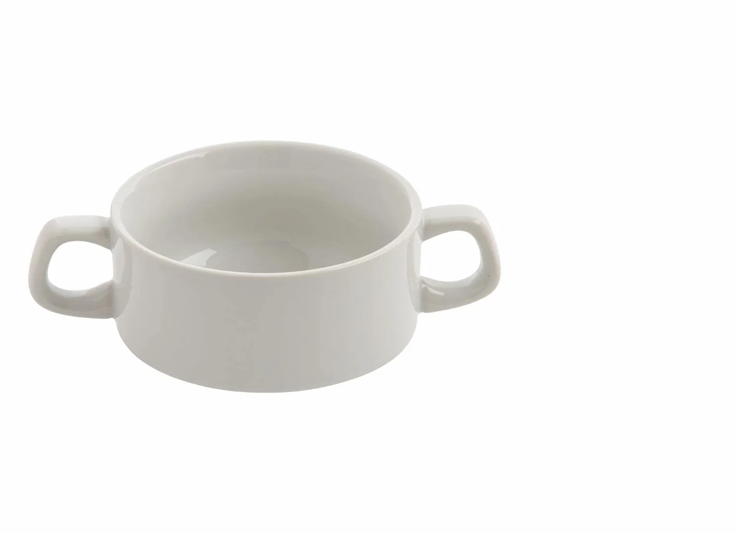 Olympia Miski do zupy z białej porcelany 300 ml x 12