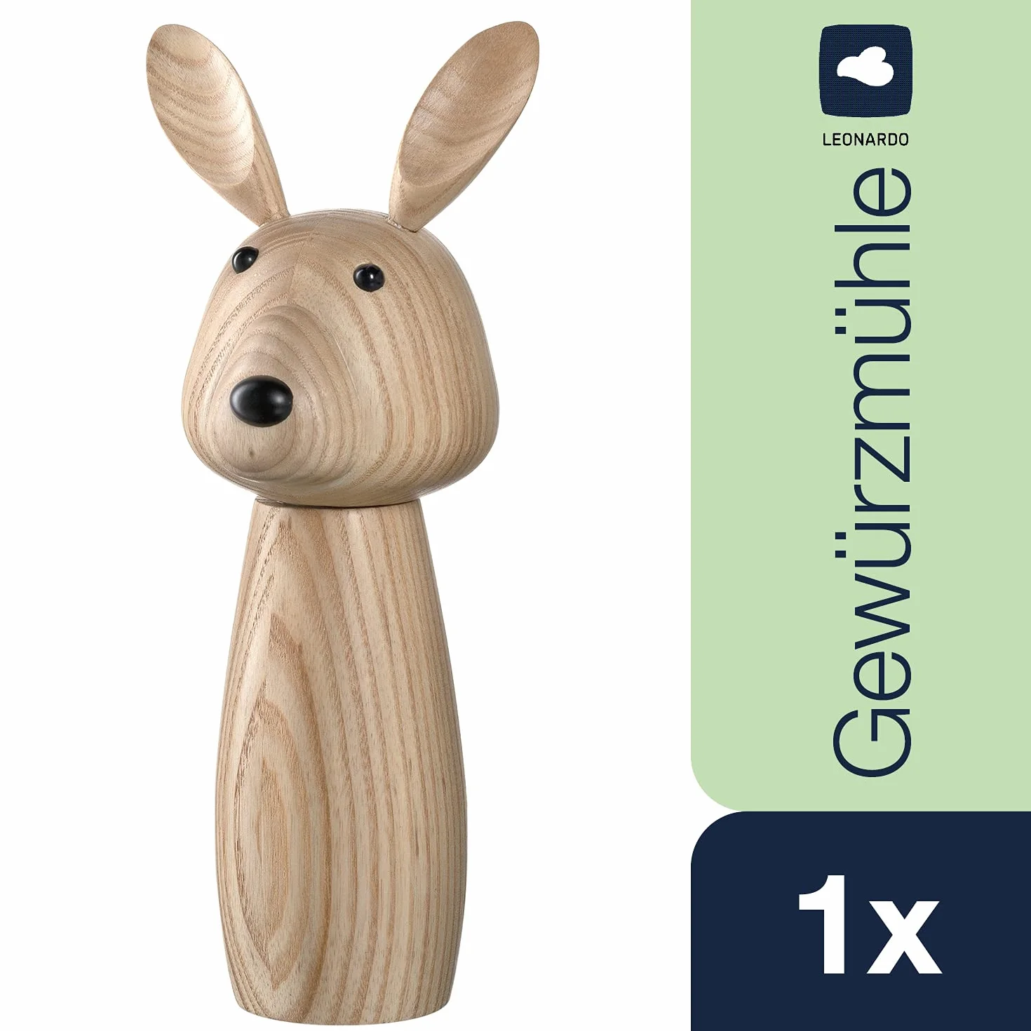 LEONARDO HOME młynek do przypraw drewno brązowy