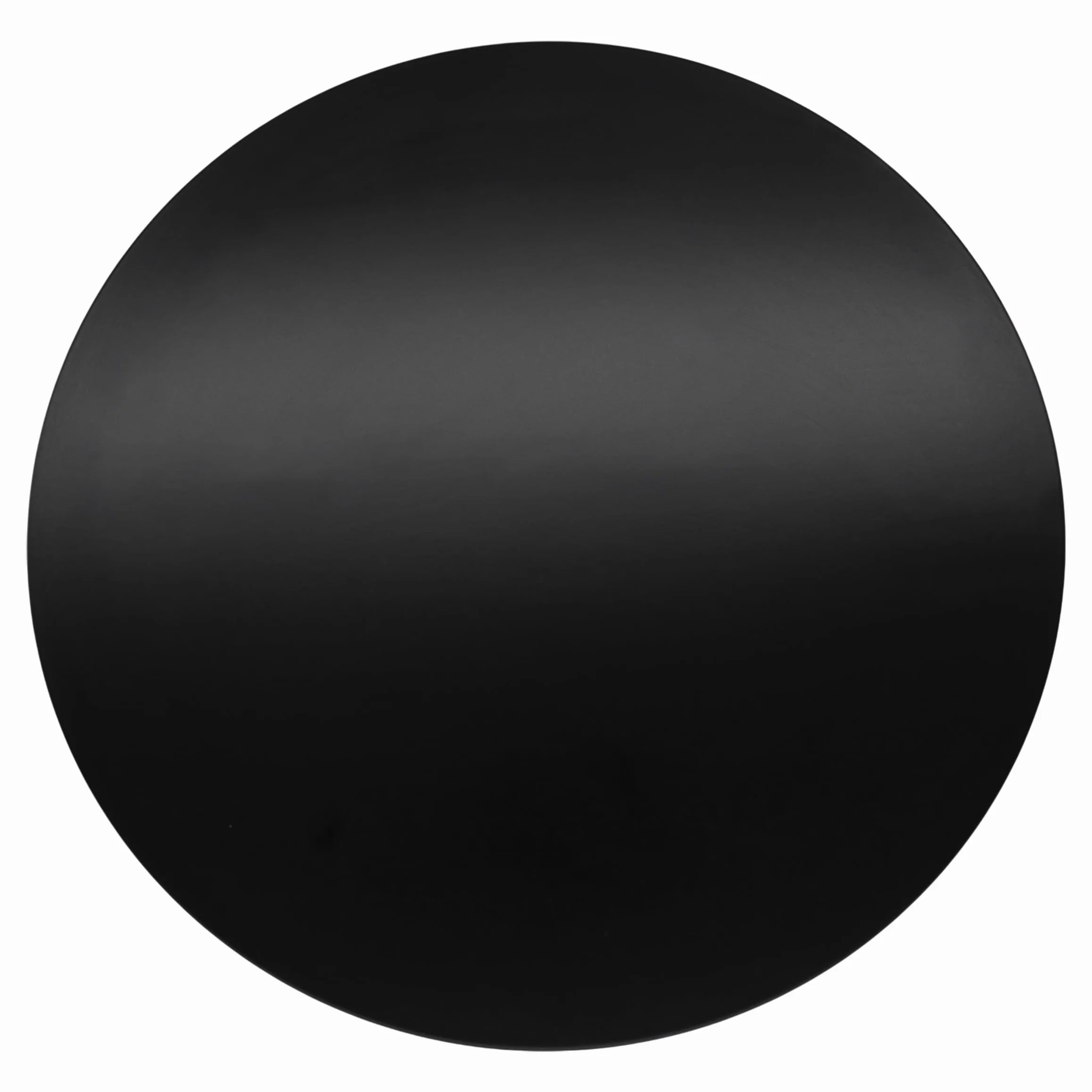 Spetebo Metalowy stolik pomocniczy, okrągły, czarny, matowy, Ø 35 cm, stolik kawowy w stylu bistro – stolik do salonu, dekoracyjny stolik na kwiaty, stolik pod telefon, stolik dekoracyjny o wyglądzie