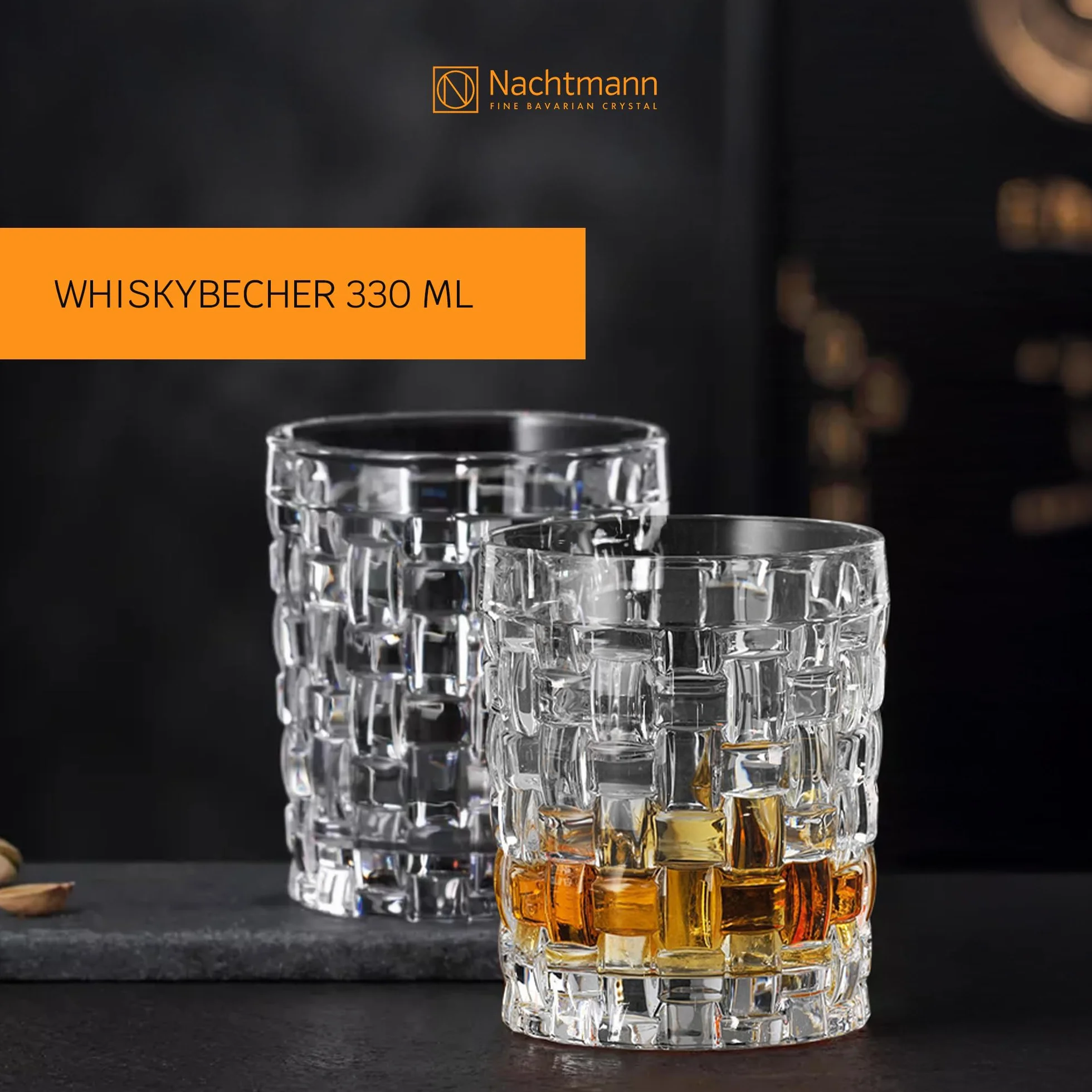 Nachtmann Bossa Nova szklanki do whisky zestaw 4 szt. 330 ml kryształowe