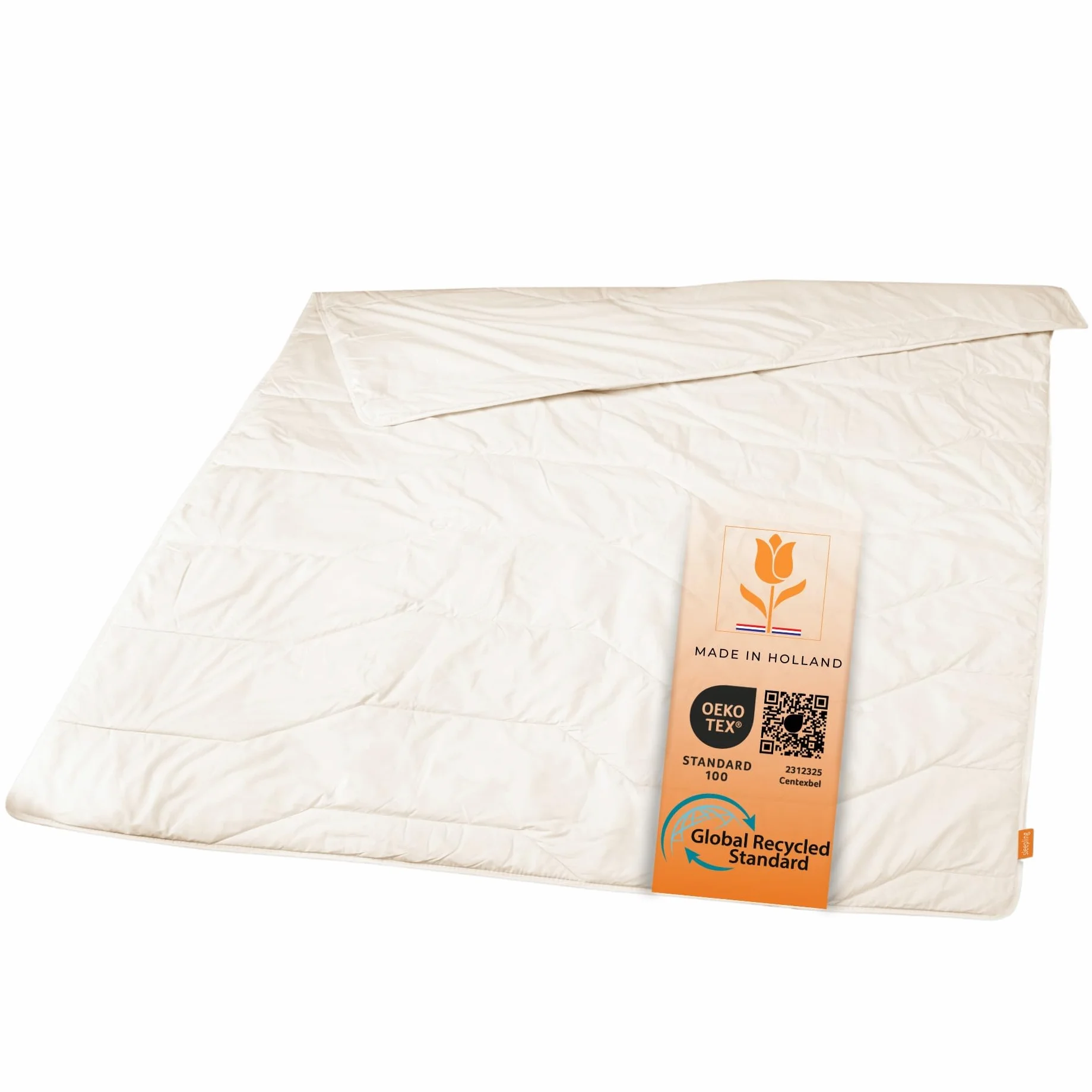 sleepling Lyocell Tencel Letnia kołdra bawełniana, lekka kołdra, 155 x 220 cm, biała