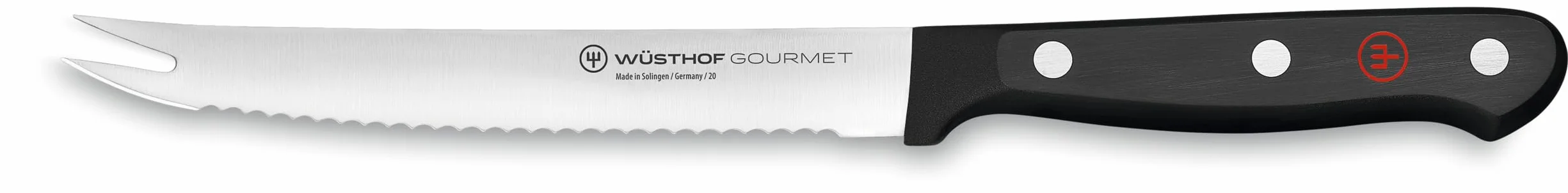 WÜSTHOF Gourmet nóż do pomidorów, 14 cm, czarny, srebrny
