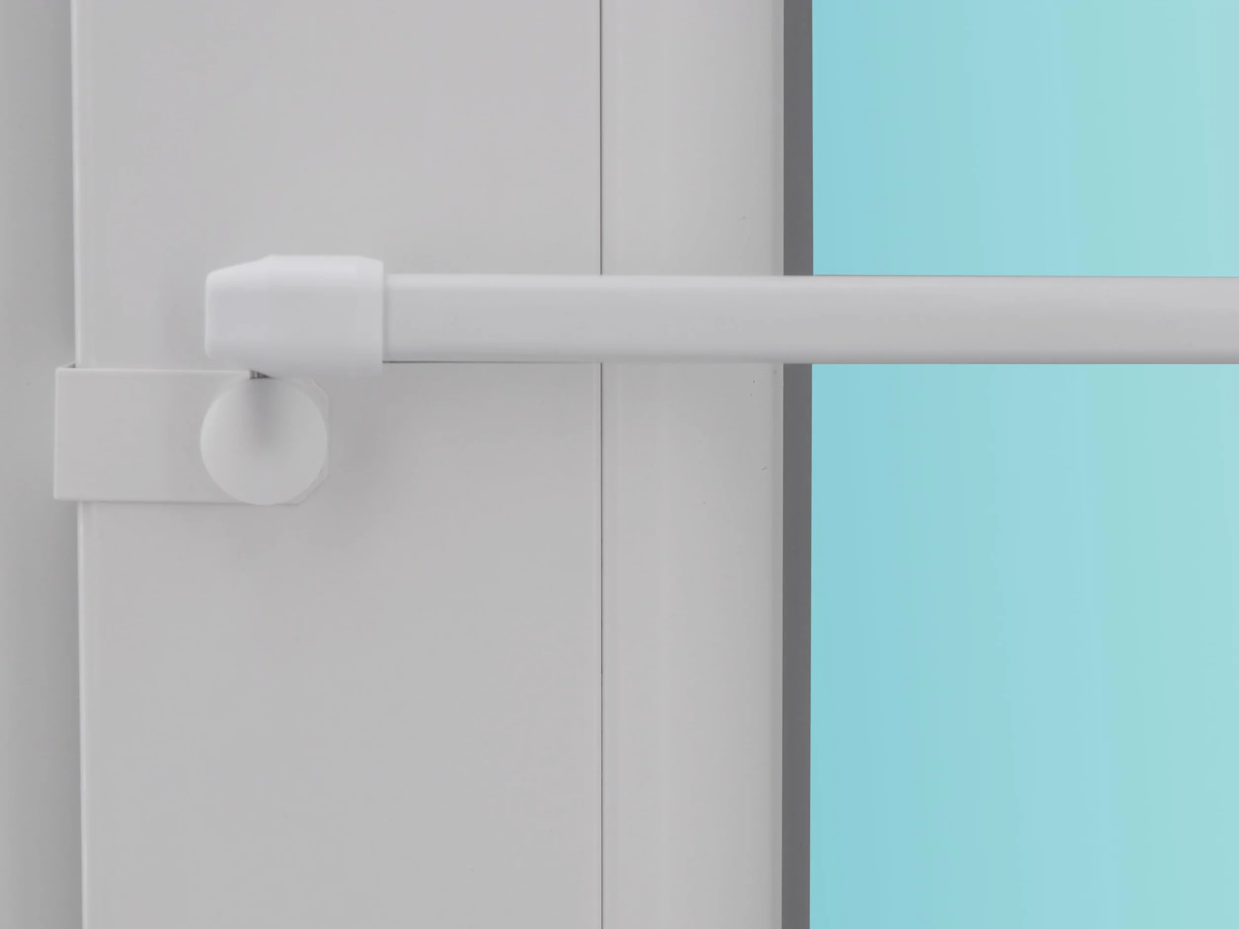 Dekondo Karnisz Easy biały rozsuwany zakres mocowania 15-20mm 80-100cm