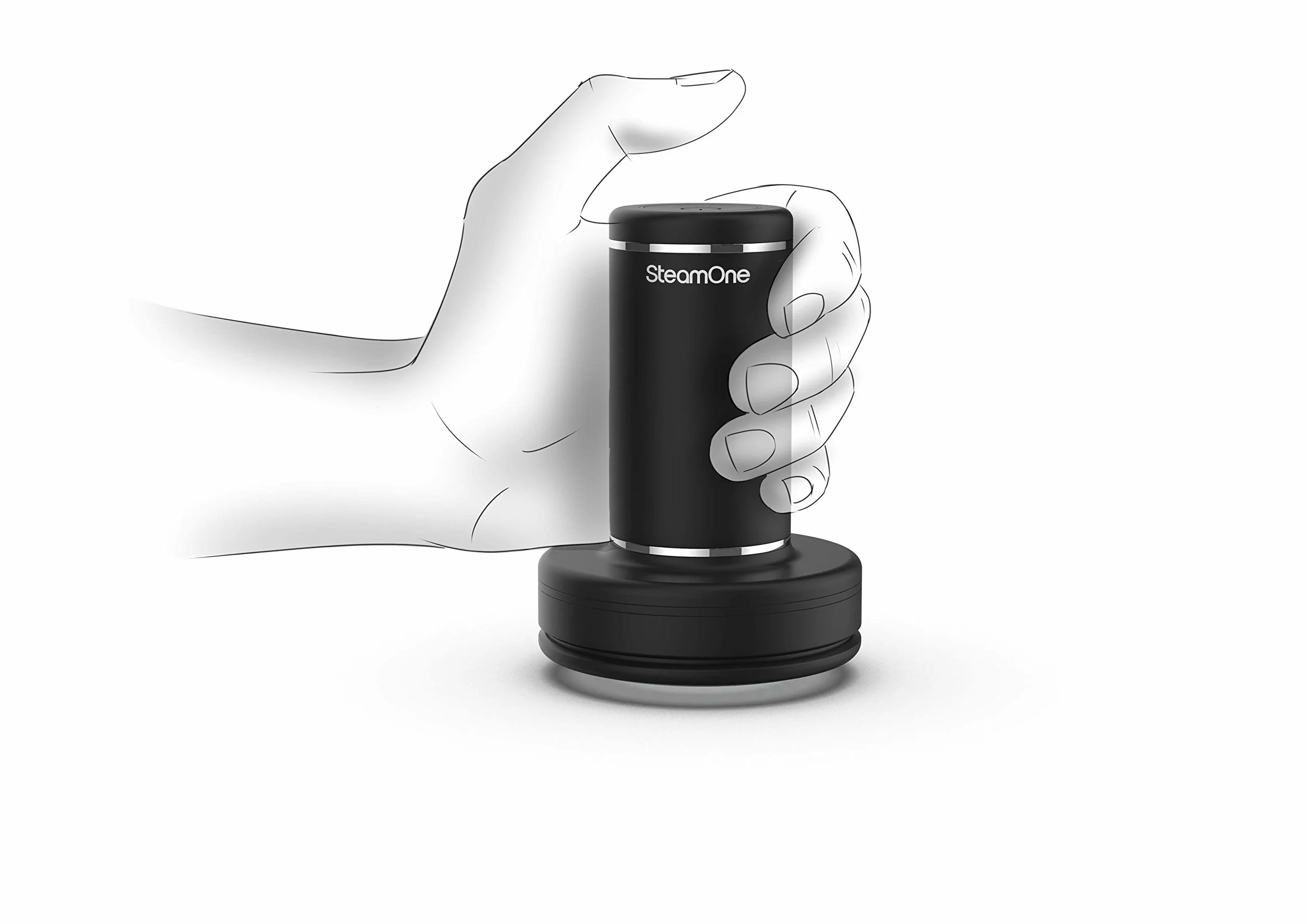 STEAMONE Golarka do odzieży z akumulatorem USB C 3 ostrza ze stali nierdzewnej RP10B