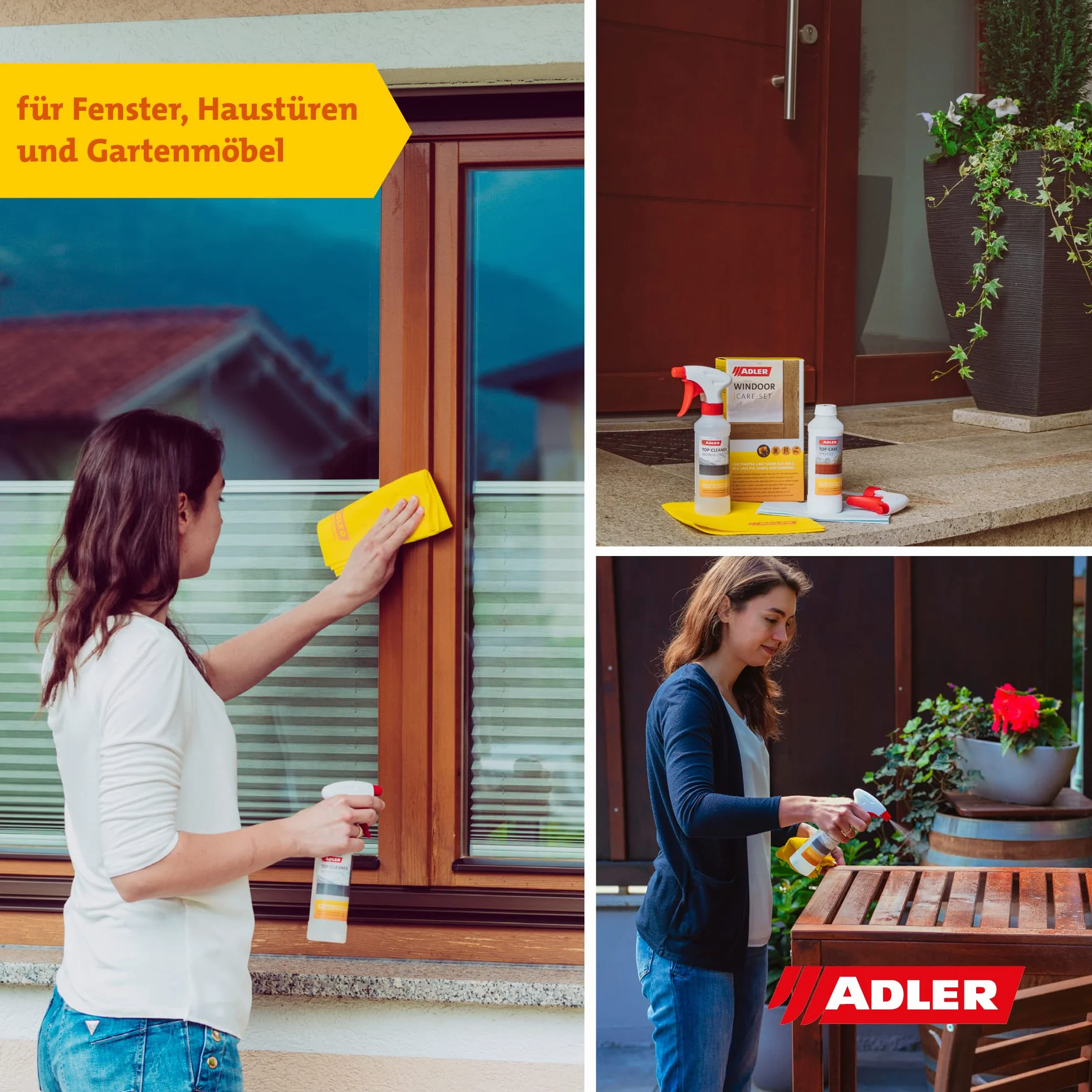 Windoor Care zestaw do pielęgnacji i czyszczenia okien i drzwi