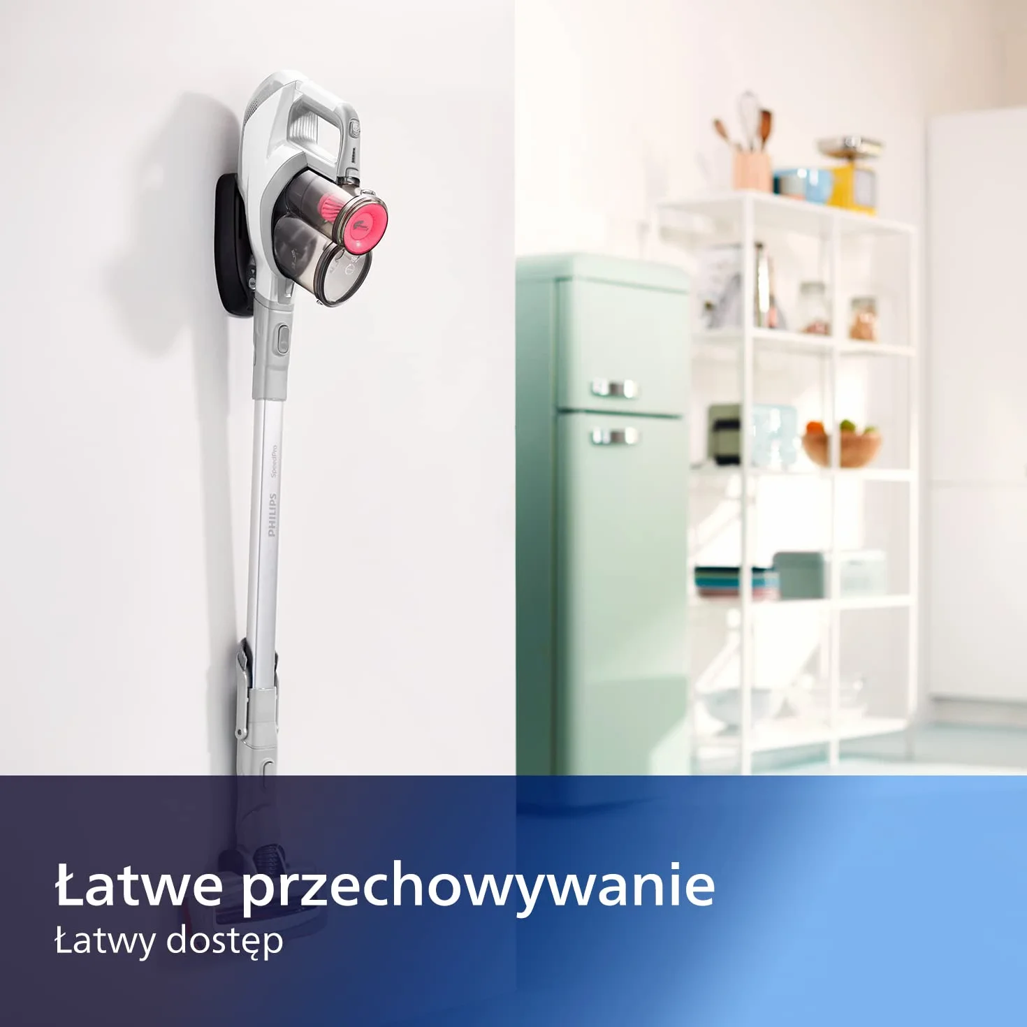 Philips Odkurzacz Bezprzewodowy FC6723/01 Pionowy Ręczny 180° 30 Minut