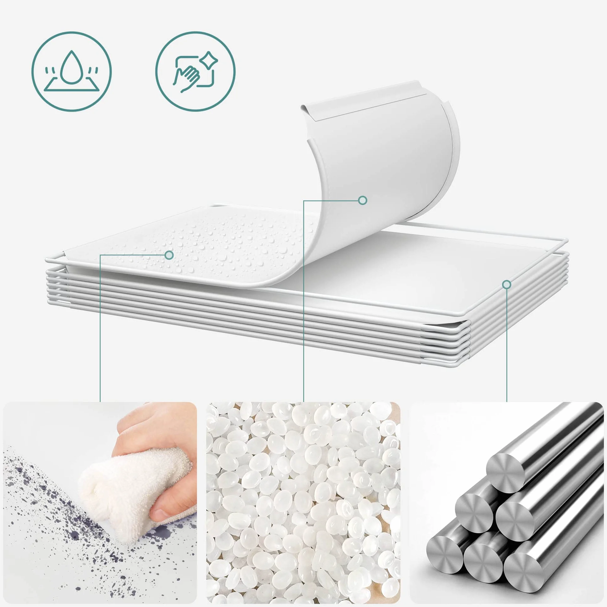 SONGMICS LPC906W01 System regałowy z 16 kostkami, szafa do przechowywania dla dzieci, szafa na ubrania i buty z drzwiami, z tworzywa sztucznego, regał wtykowy, uniwersalny, 123 x 31 x 123 cm, biały