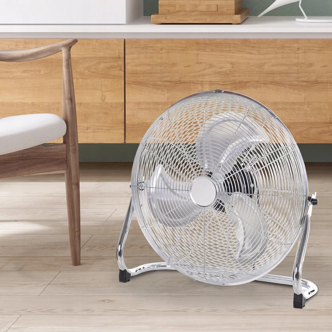 LTC Wentylator stołowy podłogowy 120W 18" Chrom