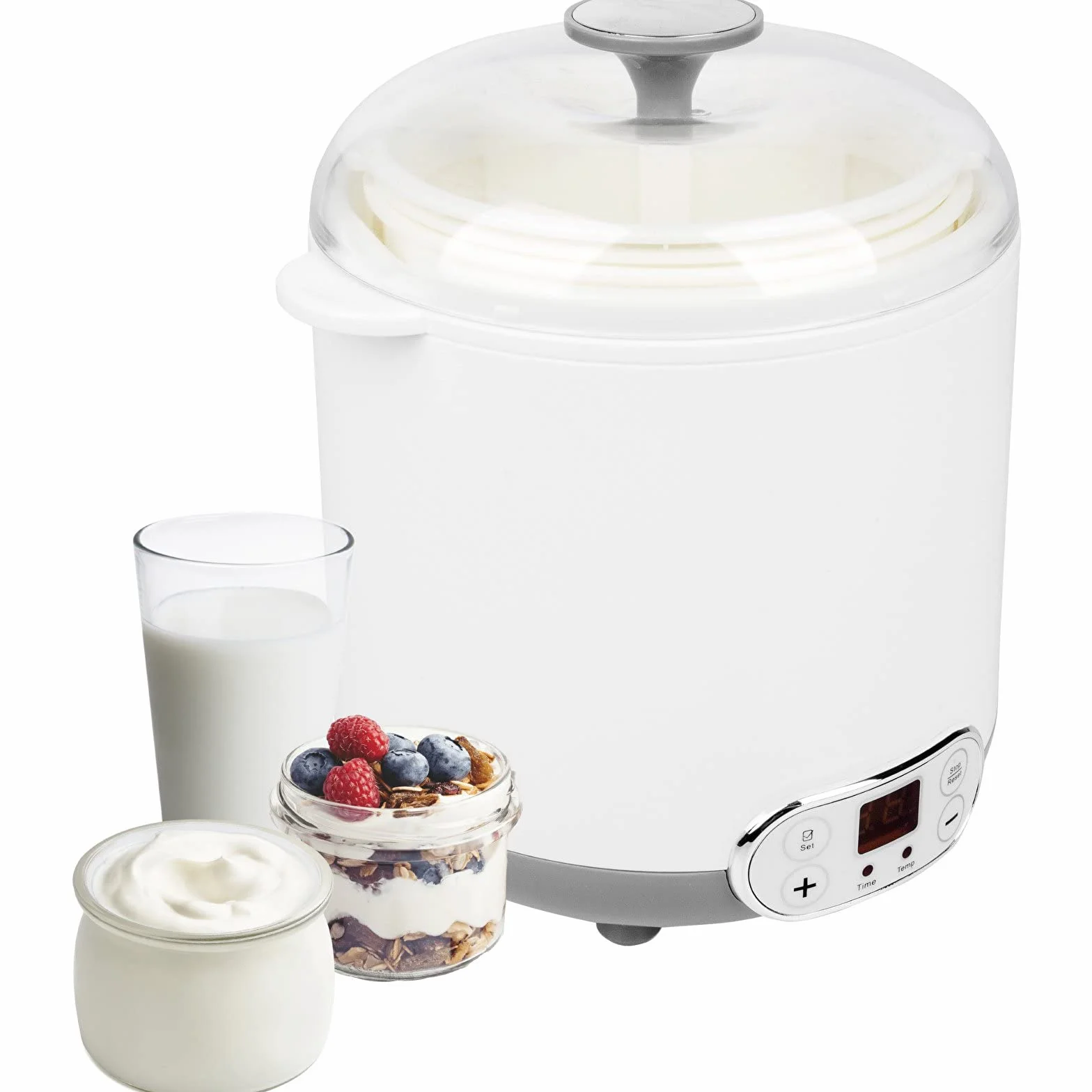 Browin 801013 Domowa Sero-jogurtownica z termostatem 1,5 L do domowych serów, jogurtów i kefirów