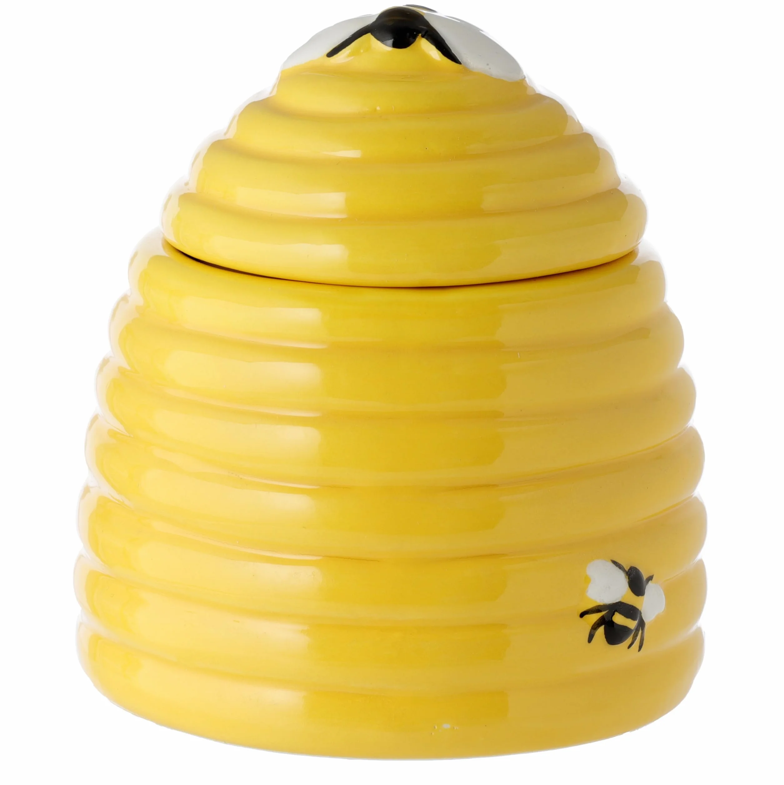 Puckator Ceramiczny garnek na miód w kształcie ula z pokrywką i łyżką