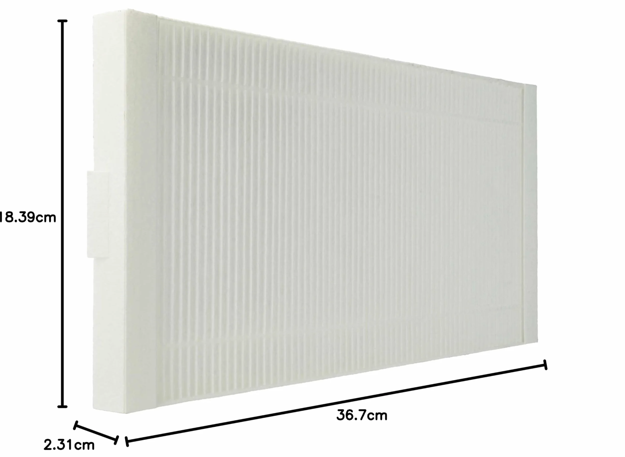 vhbw filtr przeciwpyłkowy pasujący do Stiebel-Eltron LWZ 8 CSE Premium, system wentylacji LWZ 8 CS Premium, filtr powietrza F7 biały