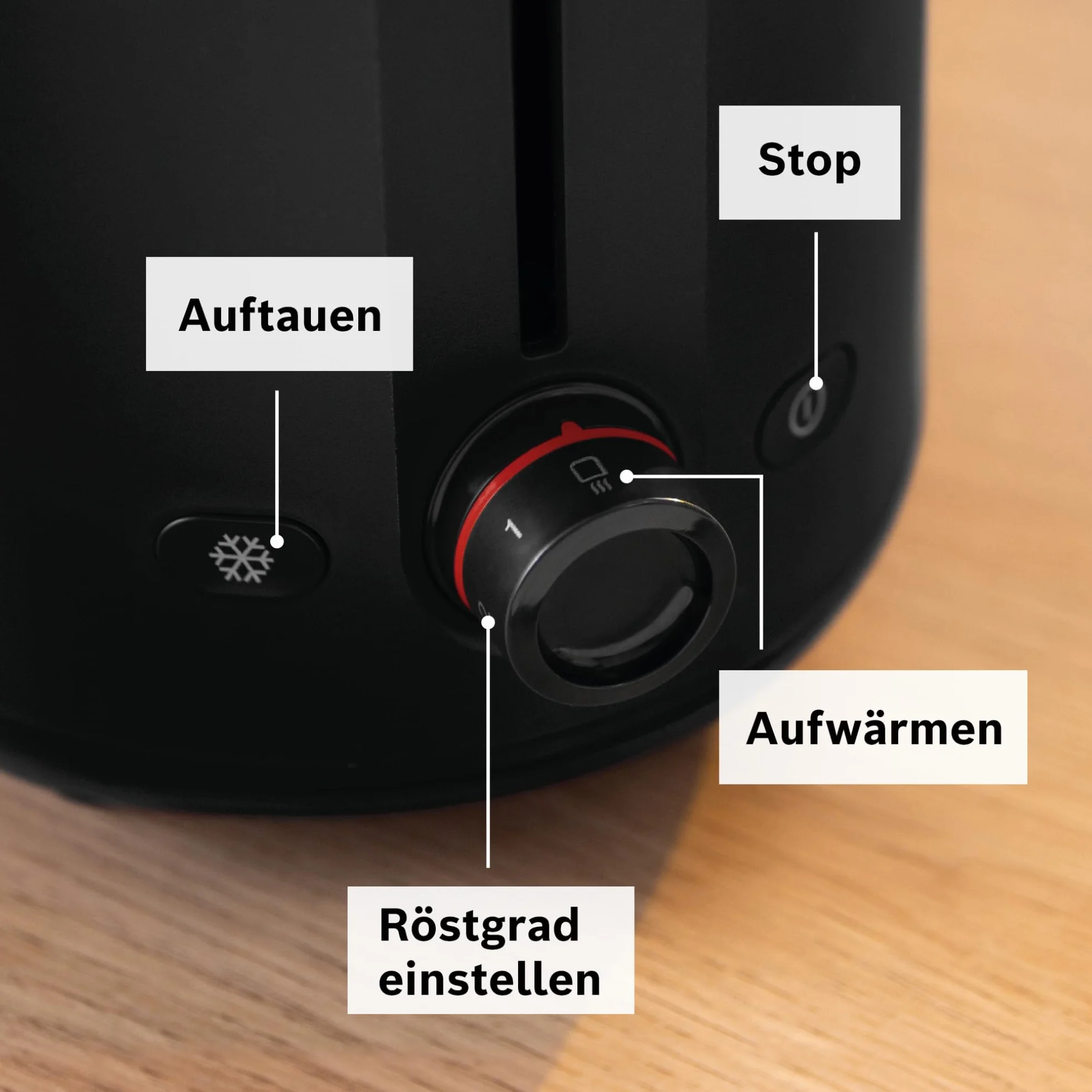 Bosch MyMoment TAT2M123 toster kompaktowy 800 W z funkcją rozmrażania i automatycznym wyłączaniem