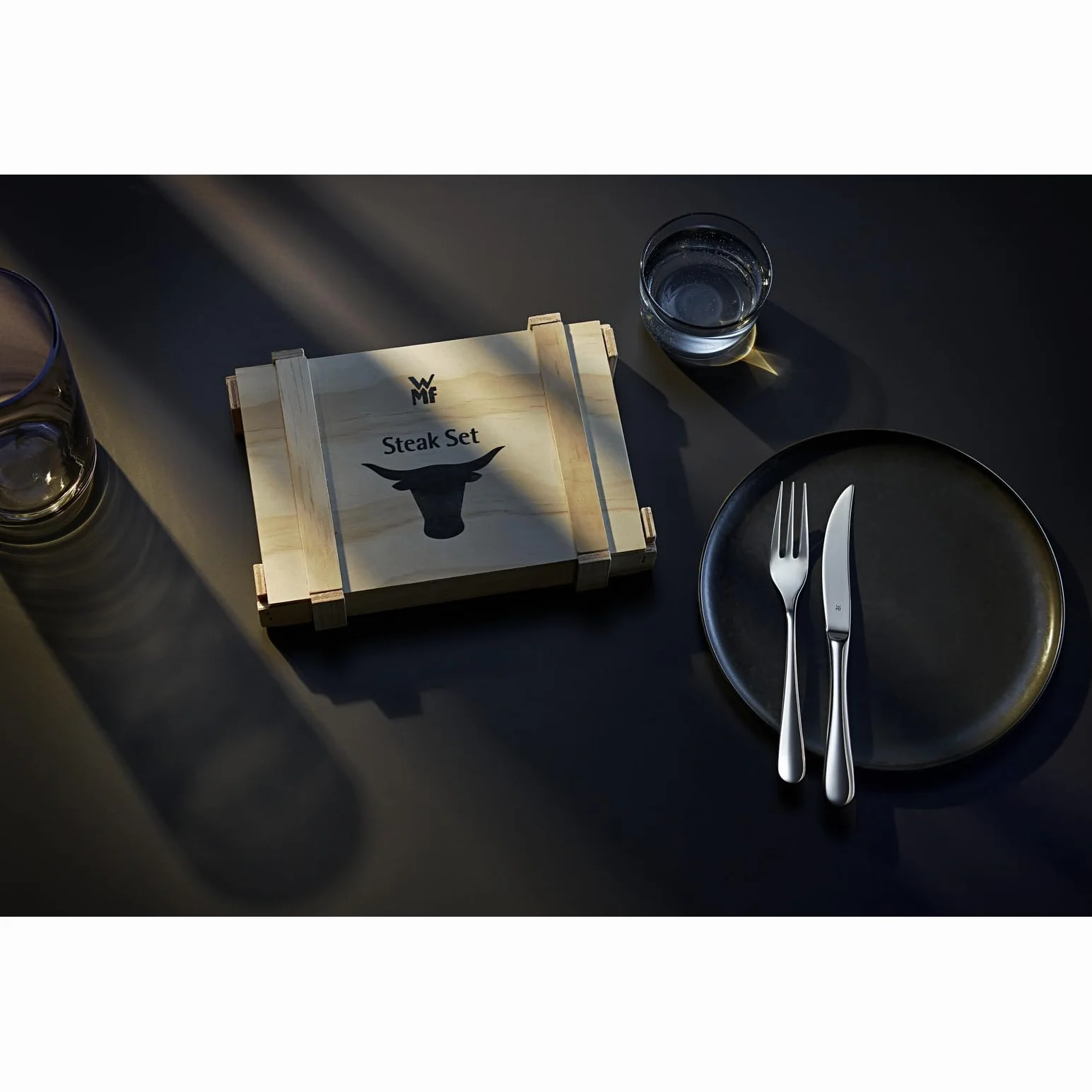 Wmf Steak Set Zestaw Sztućców, Srebrny, 12 sztuk