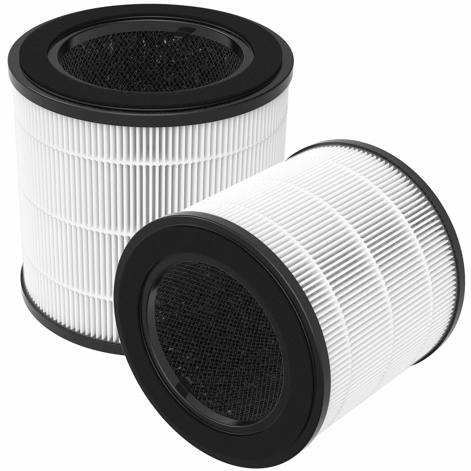 2 sztuki filtrów zapasowych Kompatybilne z oczyszczaczem powietrza Philips 800 Series - AC0830/10 AC0820/30 AC0820/10 AC0819/10, 3-w-1 filtr HEPA i filtr węglowy i filtr wstępny, numer części FY0194