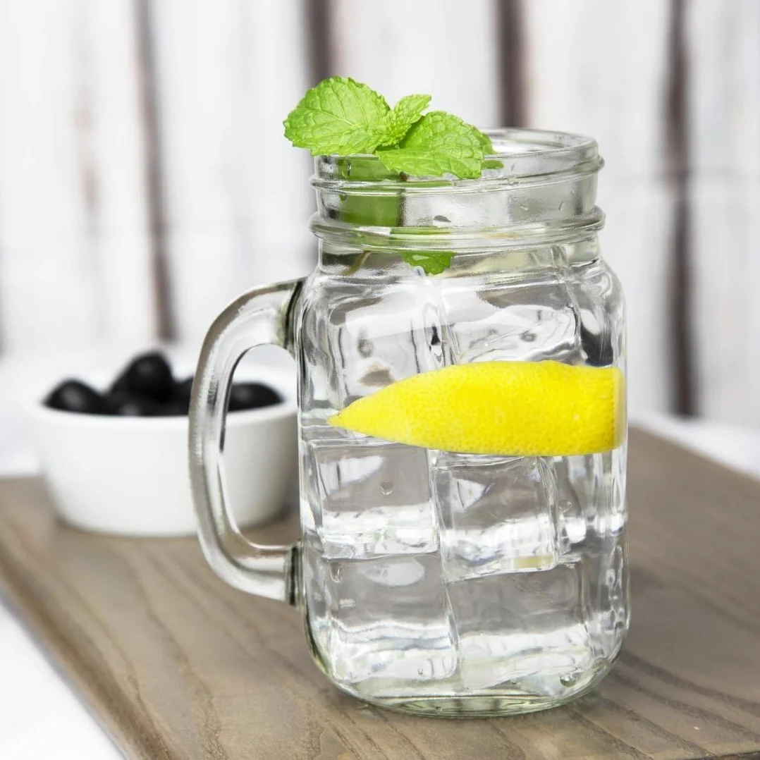 Olympia CE678 Szklanki do słoików na dżem 470 ml Kubki do picia piwa koktajlowego
