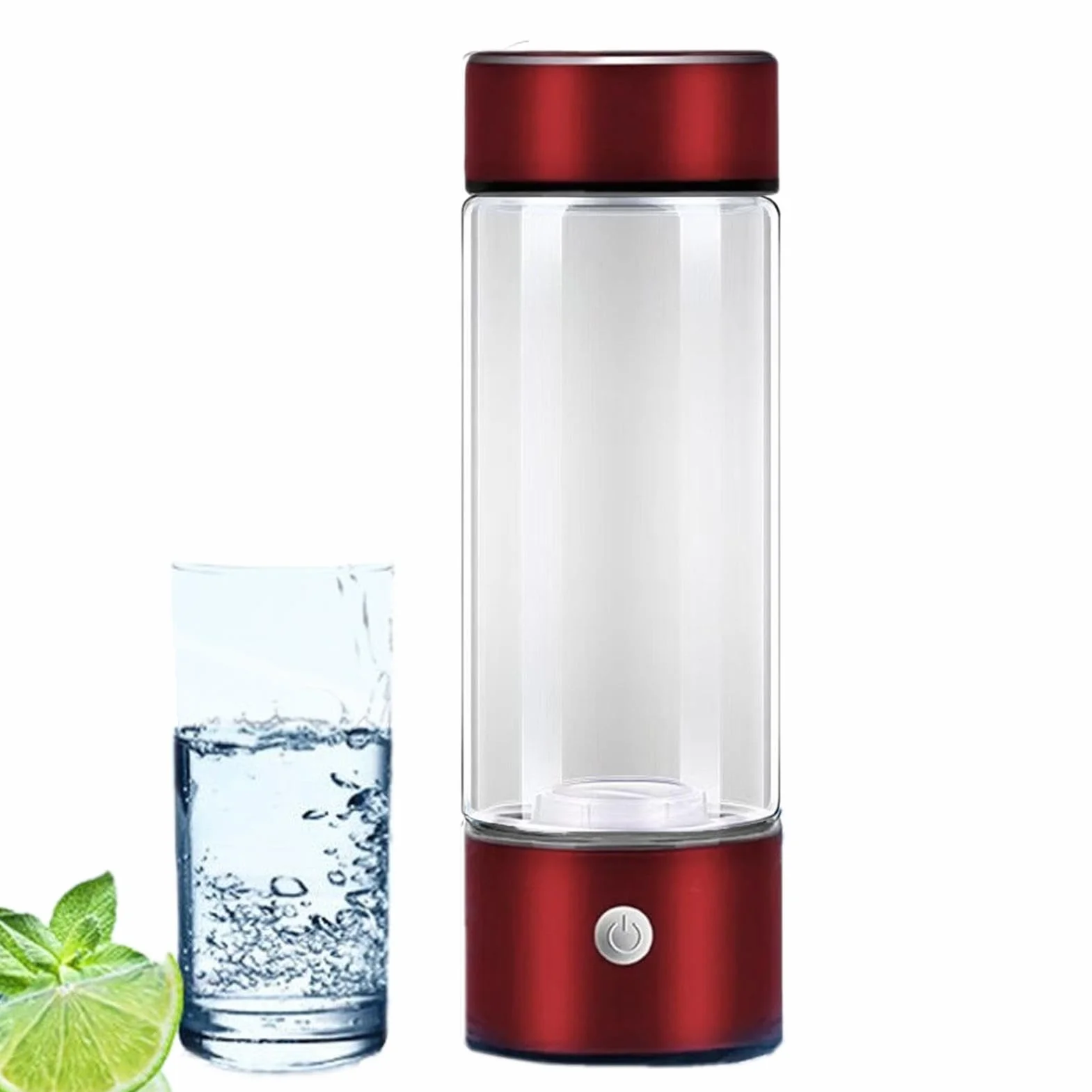 Portable Water Bottle, USB Rechargeable Hydrogen Water Cup, 420ml Food-Grade Water Cup, Removable Drinking Bottle, Upgraded Hydrogen Water Bottle, Easy To Use, Portable for Outdoor Sports