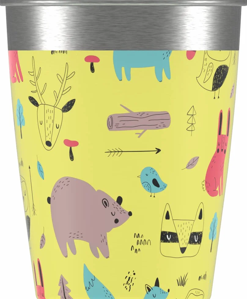SIGG Zestaw Kubków Ze Stali Nierdzewnej Dla Dzieci 4 x 0,35 l