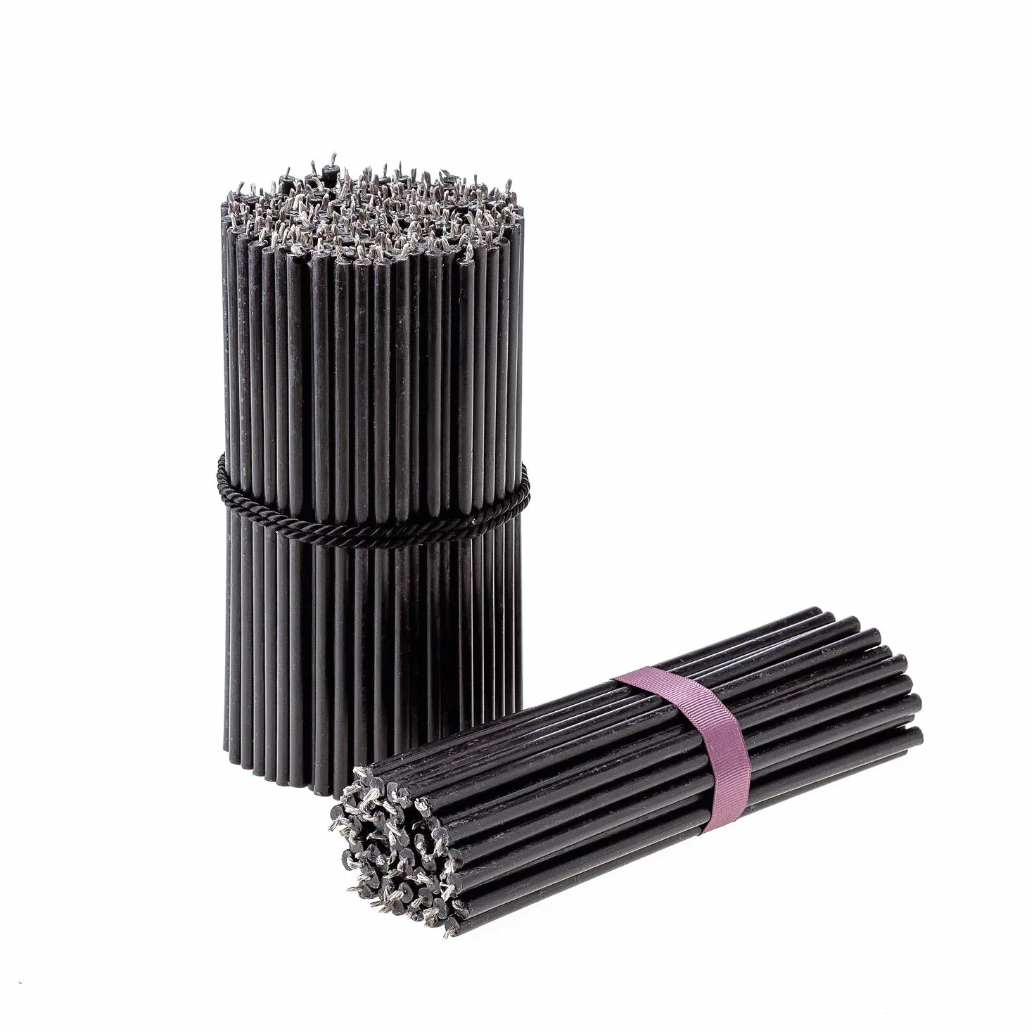 Świece z wosku pszczelego Danilovo Ritual czarne 16 cm Ø 5 mm 350 szt. 1000 g