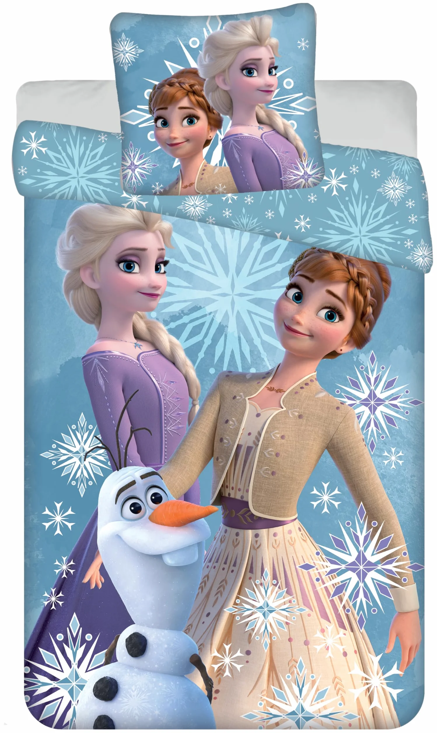 Disney Frozen pościel Królowa Śniegu Anna Elsa 135/140 x 200 cm
