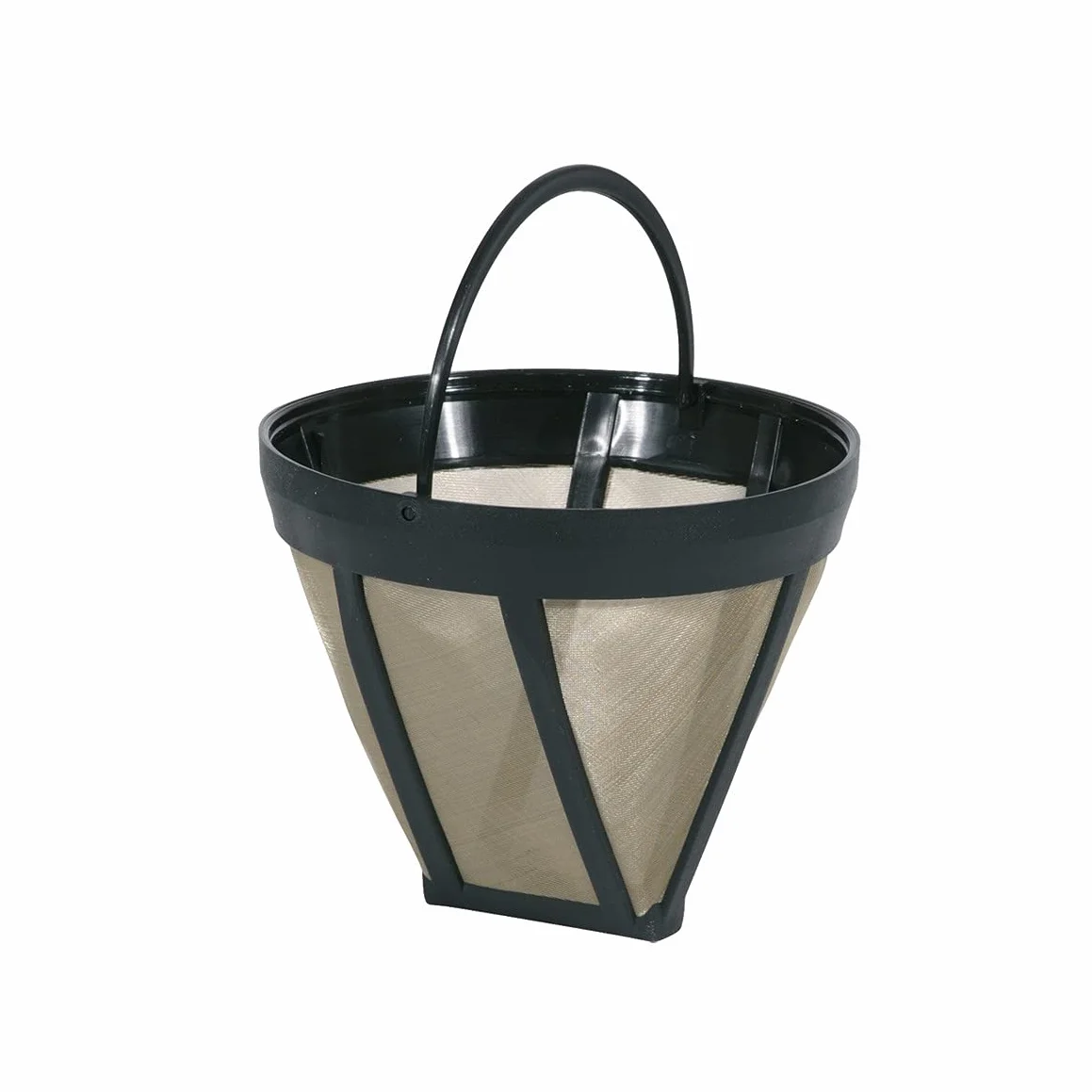 Scanpart Goldton Filtr Wielorazowy do Kawy, Złoty/Stalowy, Rozmiar 4